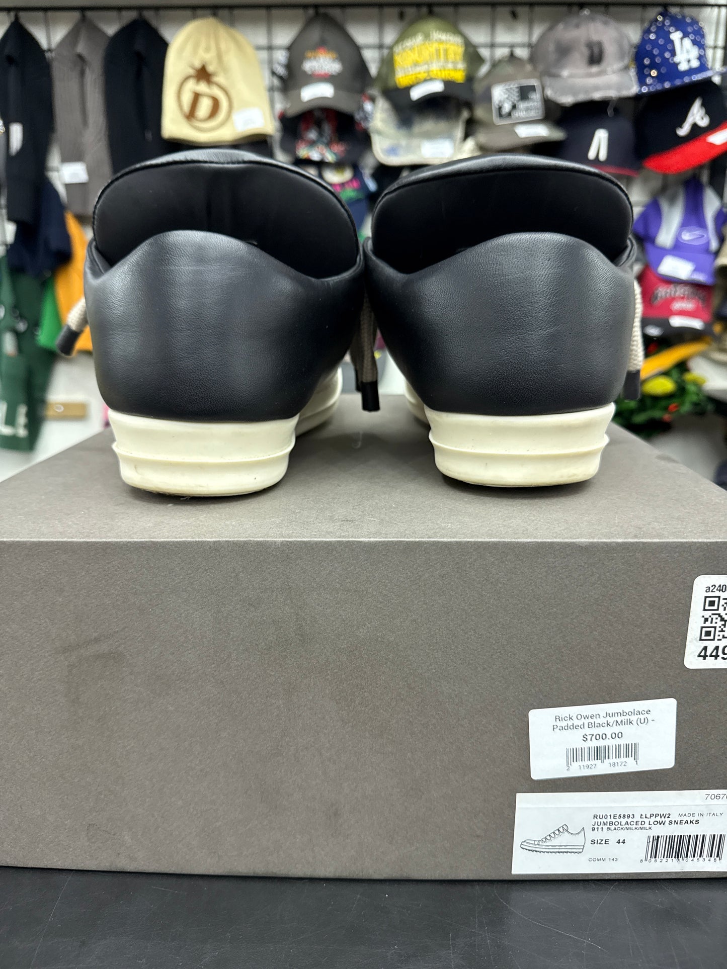 Rick Owen Jumbolace Padded Black/Milk (U) - 44(11)