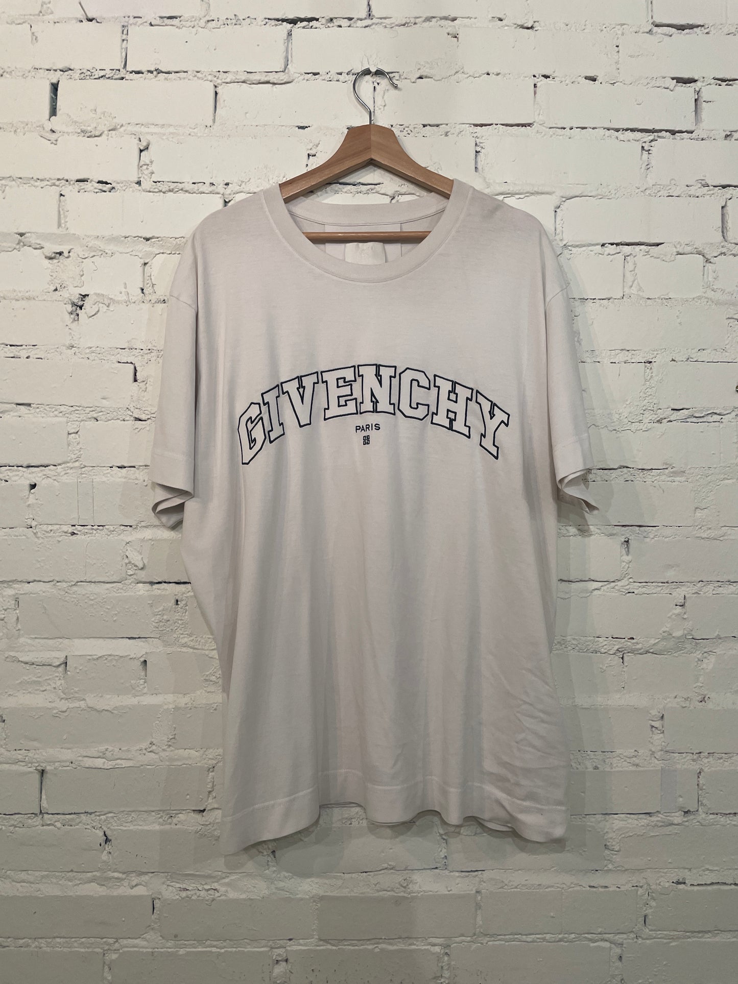 White Givenchy Tee - XXL