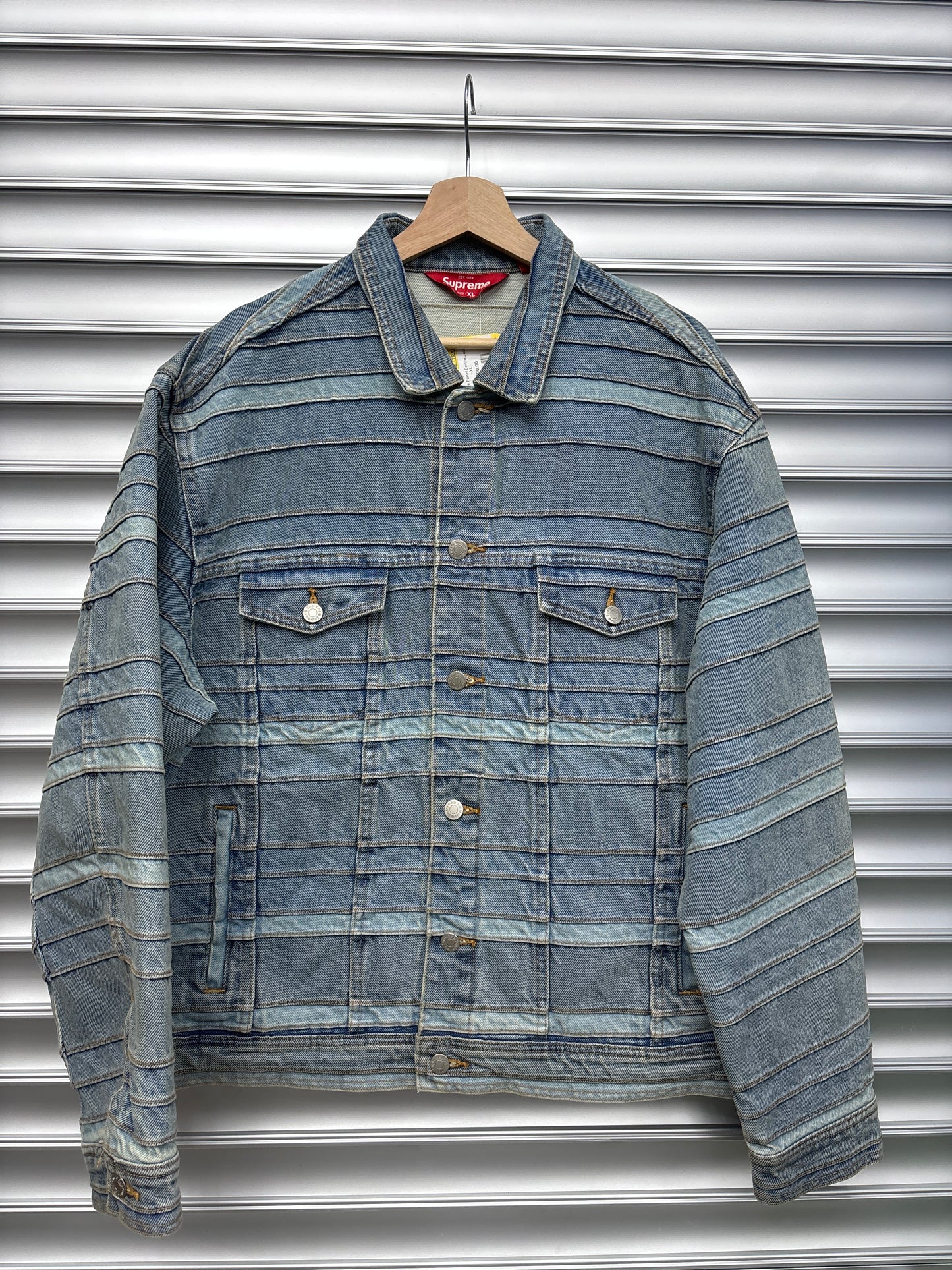 Supreme Panel Denim Jacket - XL