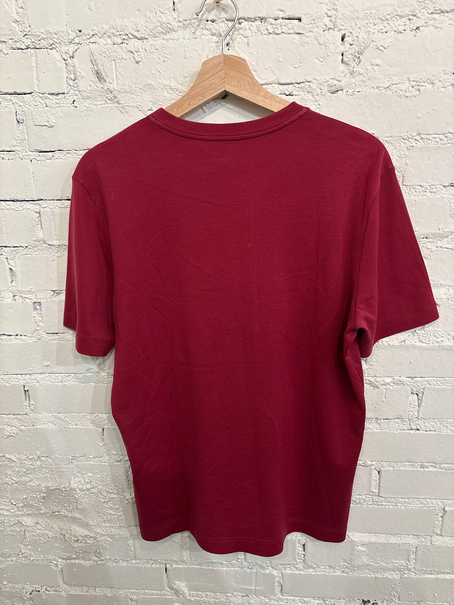 Louis Vuitton Burgundy Tee - S