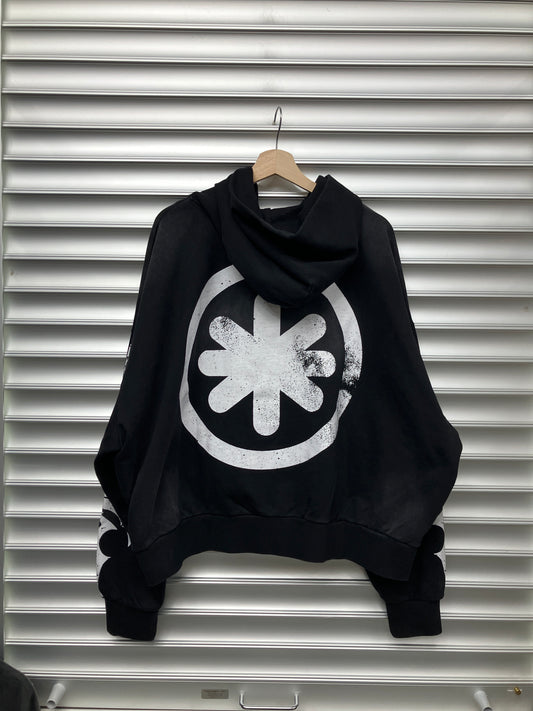 Lost Shadow Black Zip Up Hoodie - M