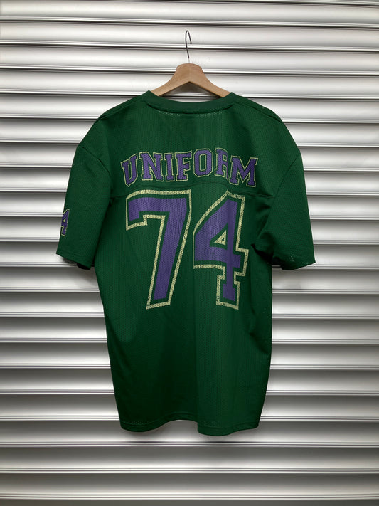 74 Green Purple Mesh Jersey - L