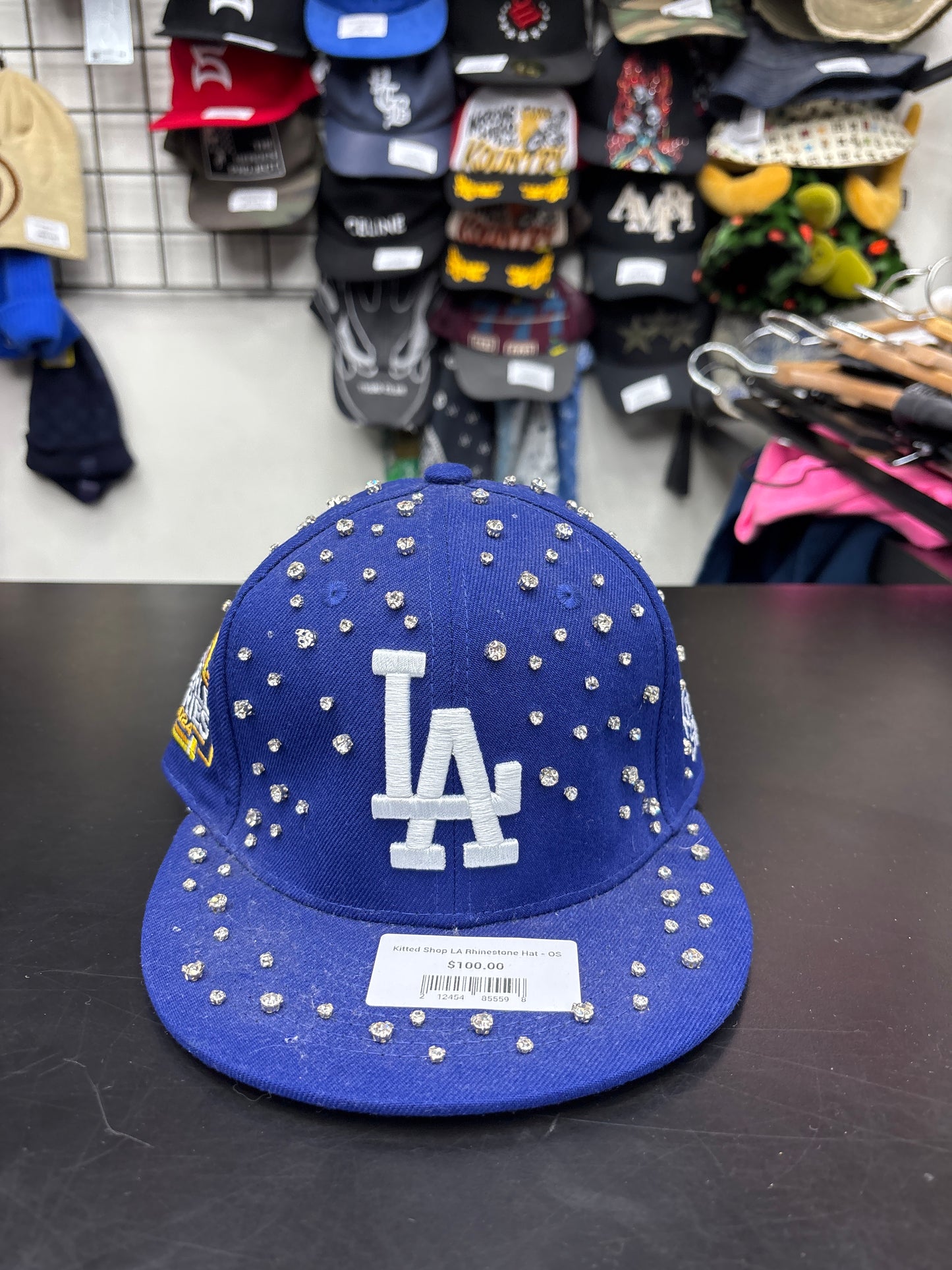 Kitted Shop LA Rhinestone Hat - OS