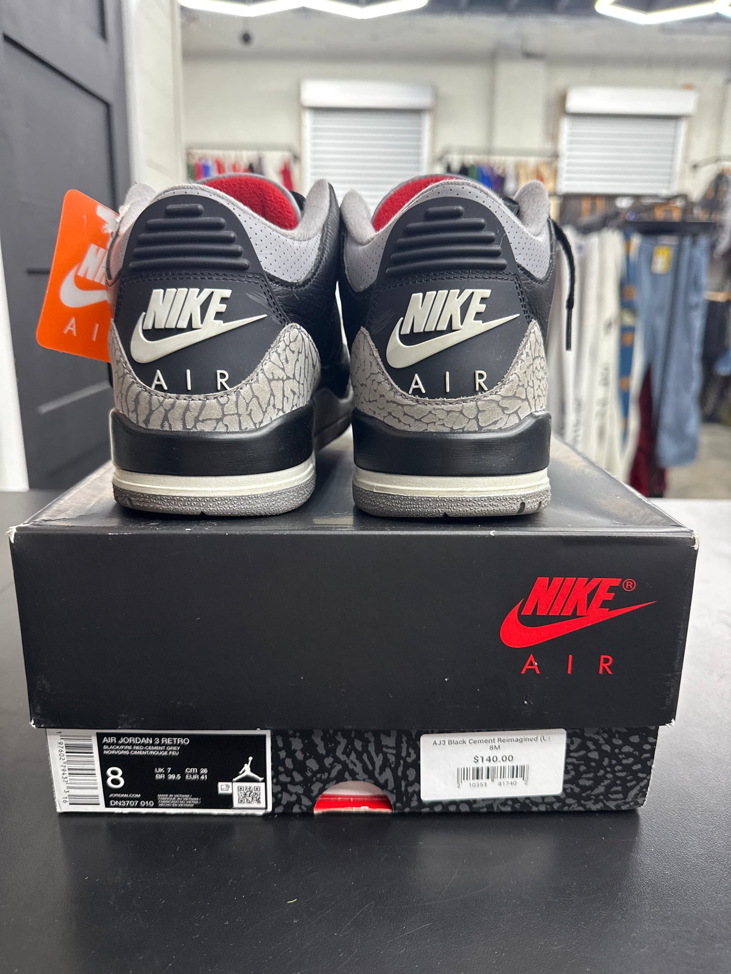 AJ3 Black Cement Reimagined (U) - 8M