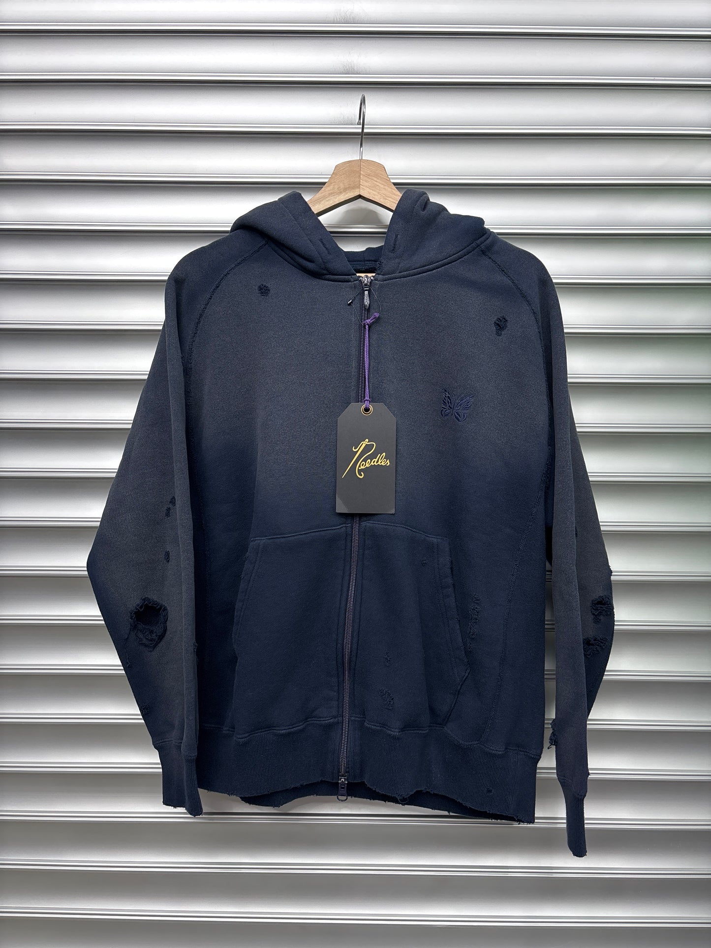 Needles Blue Zip Up - Medium