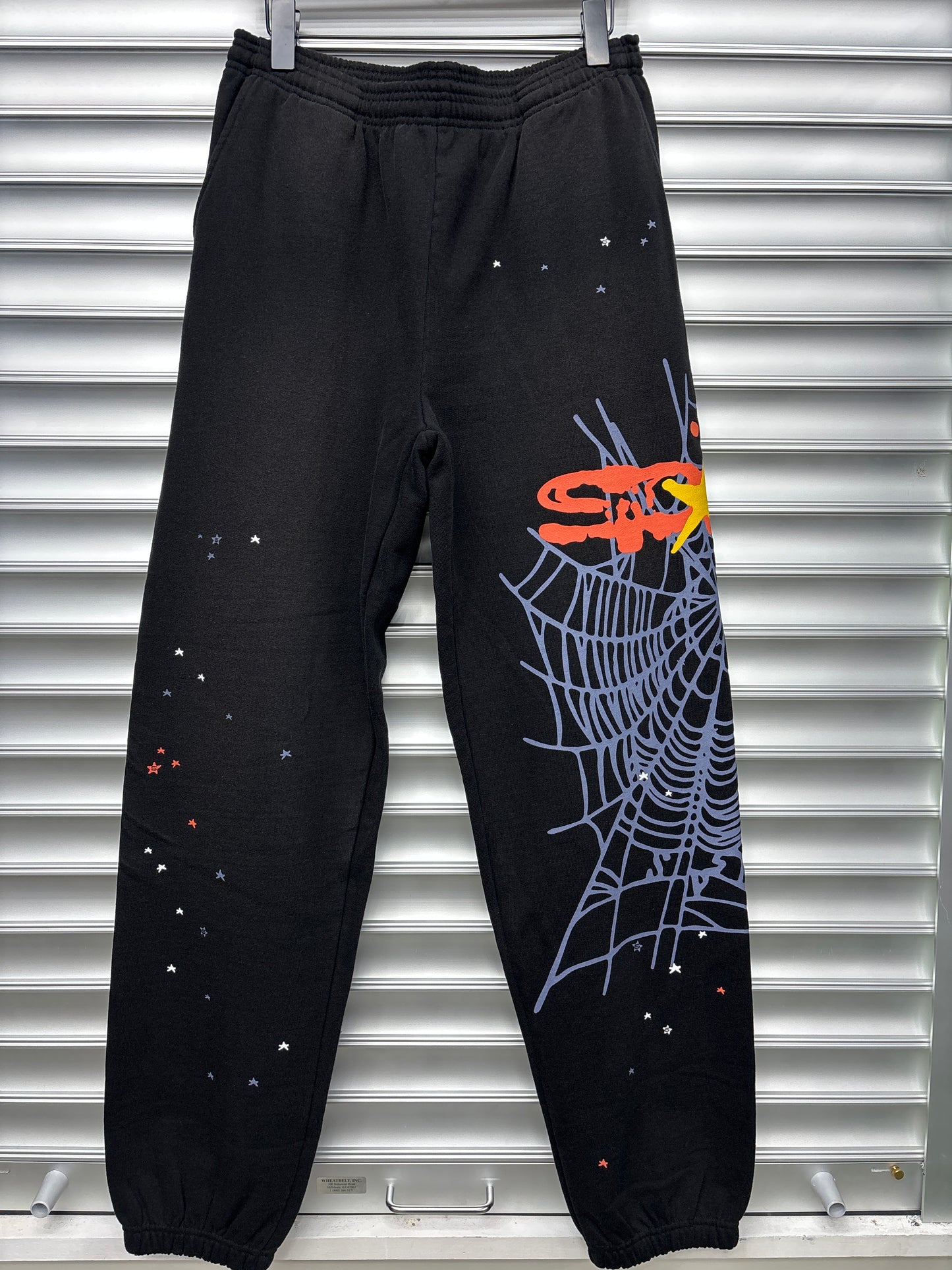 Spider Black Webbed Pants - L