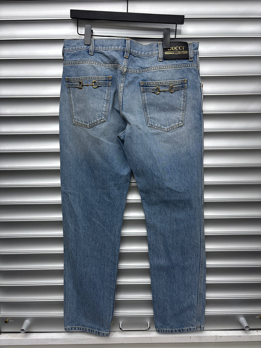 Gucci Horsebit Denim - 34