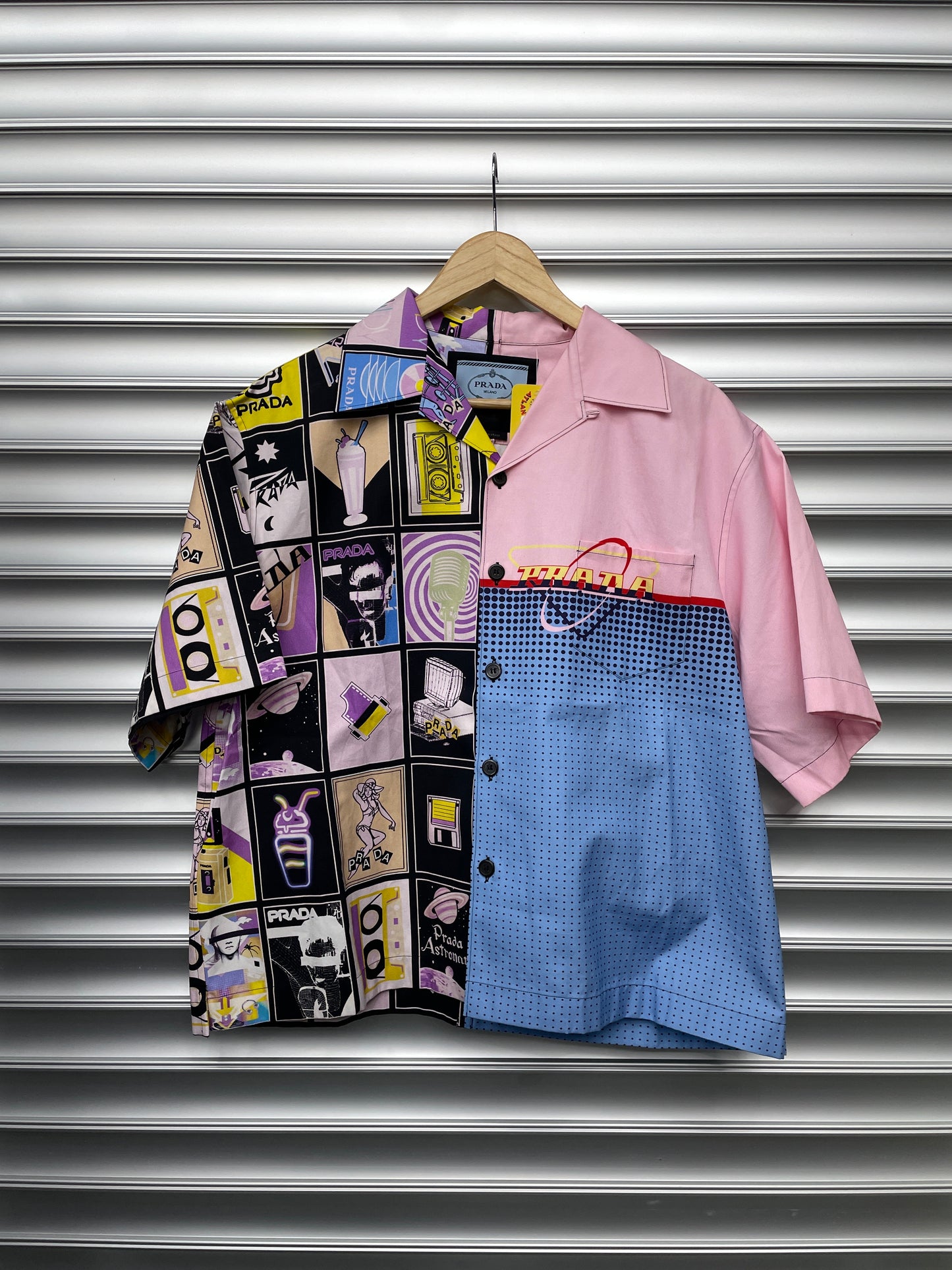 Prada Split Bowling Button Up - L (K)