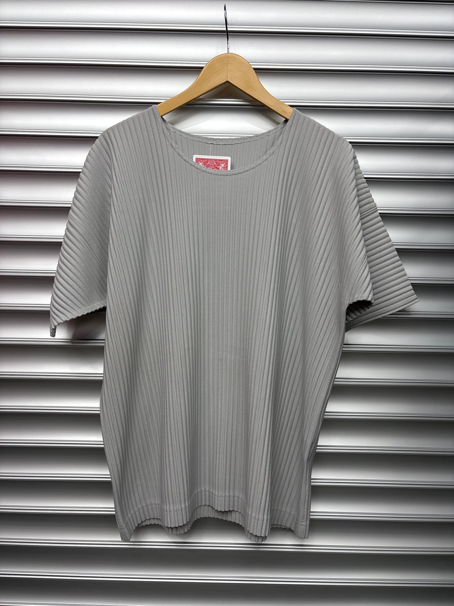 Issey Miyake Grey Pleated Shirt - 4