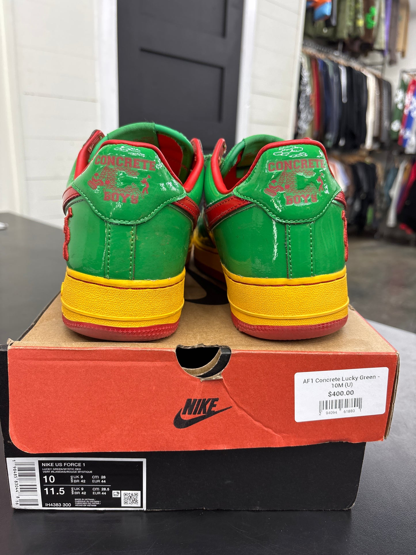 AF1 Concrete Lucky Green - 10M (U)