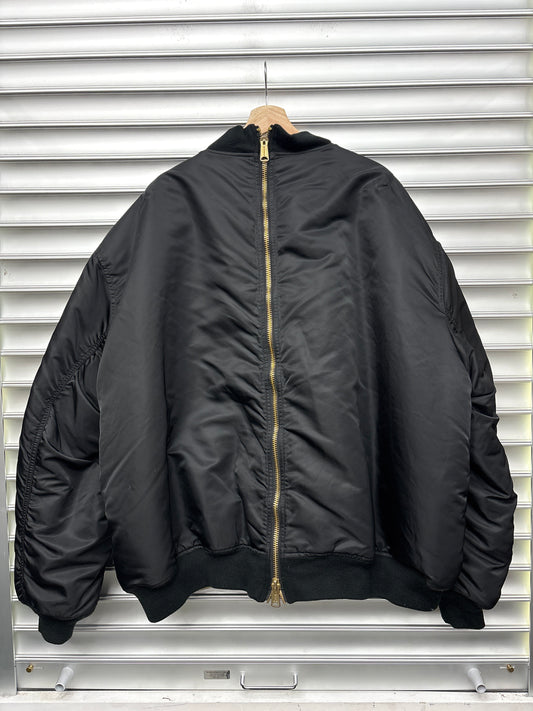 Vetements Split Black Bomber Jacket - M **