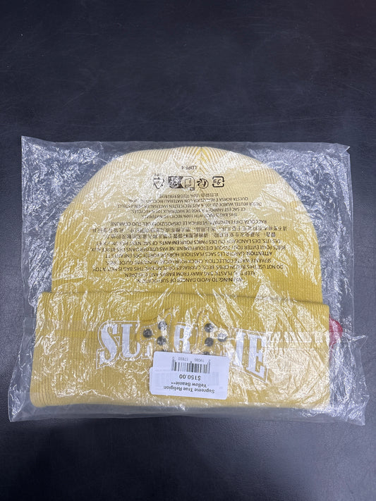 Supreme True Religion Yellow Beanie**