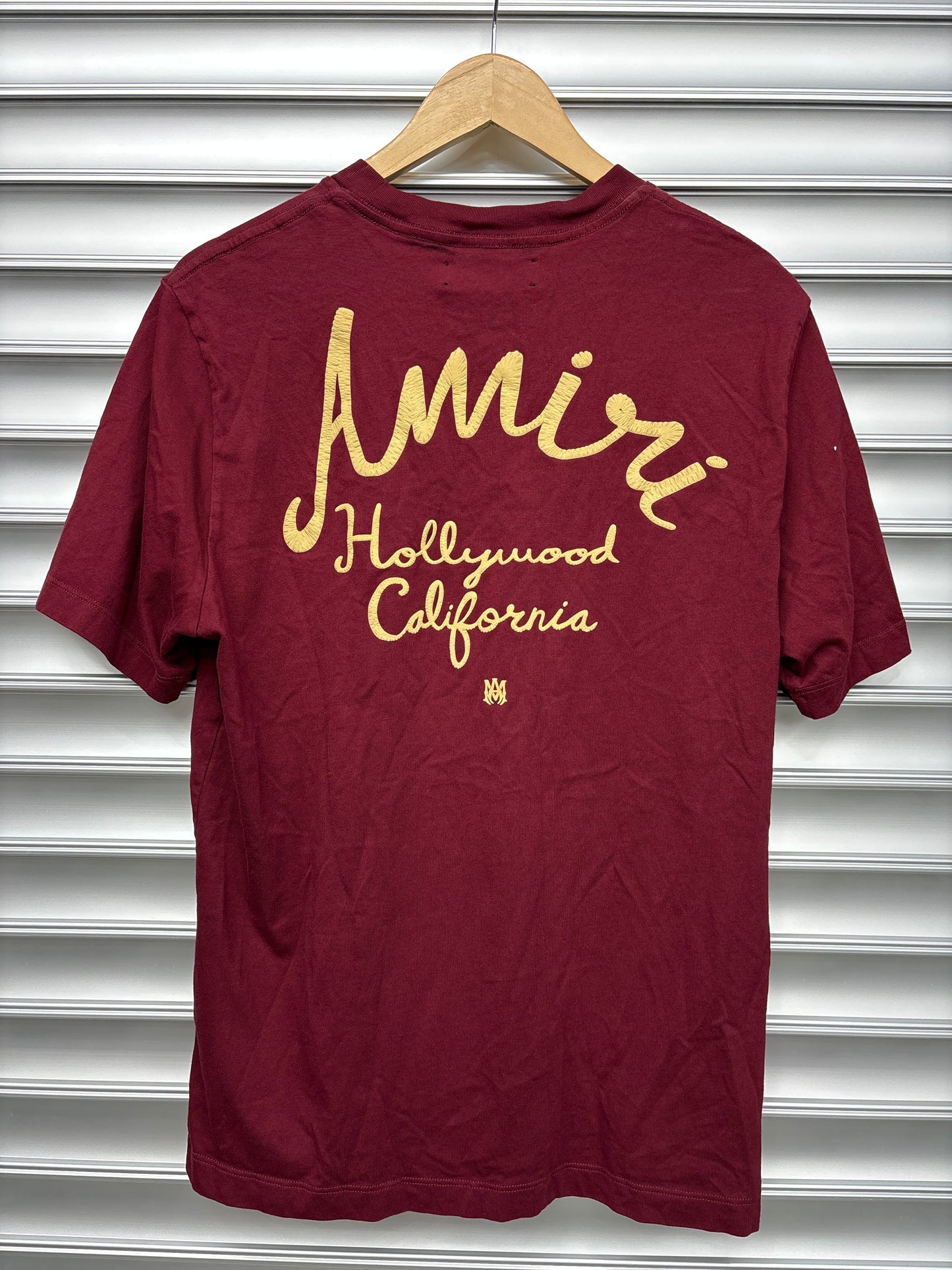 Amiri Maroon Tee - M