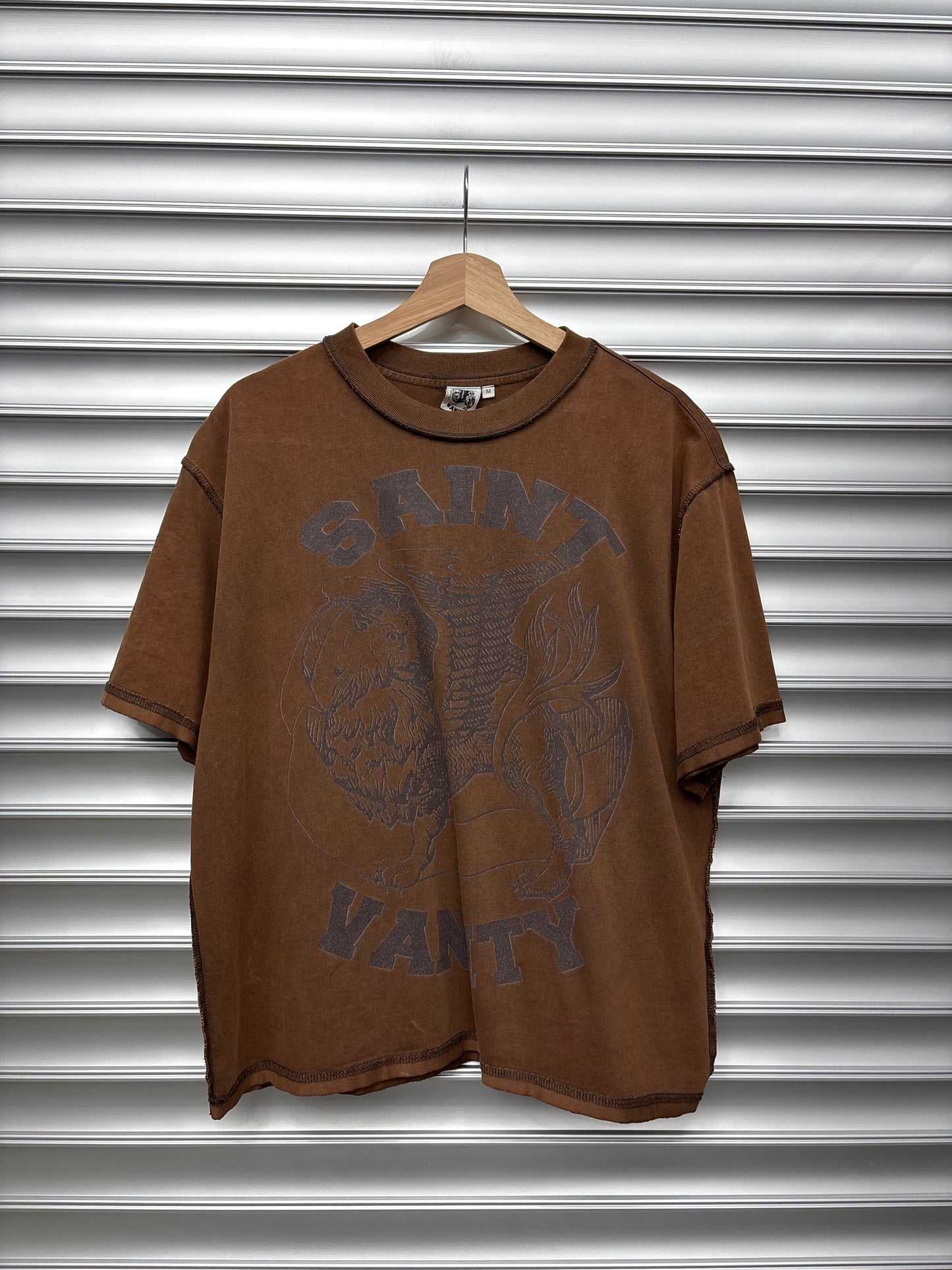 Saint Vanity Brown Tee - M