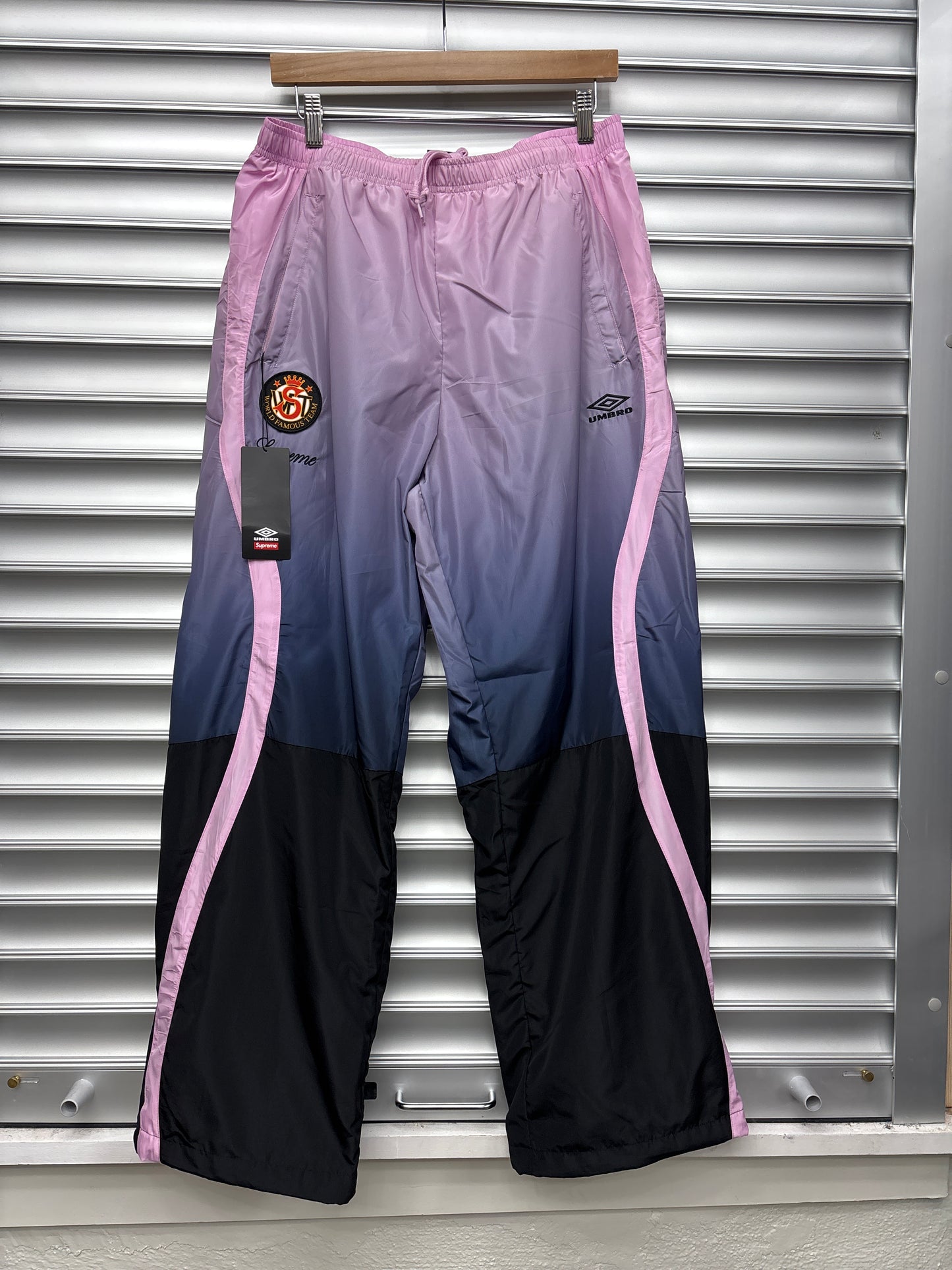 Supreme Umbro Pink Trackpants - L