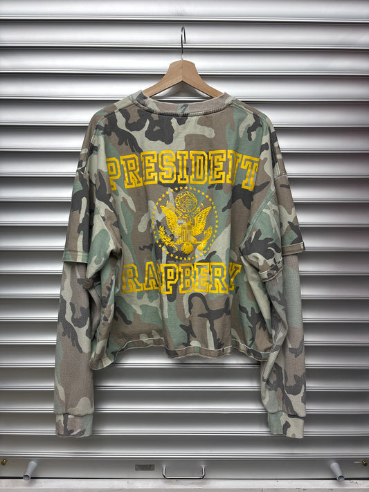 Raspberry Camo Thermal Shirt - L