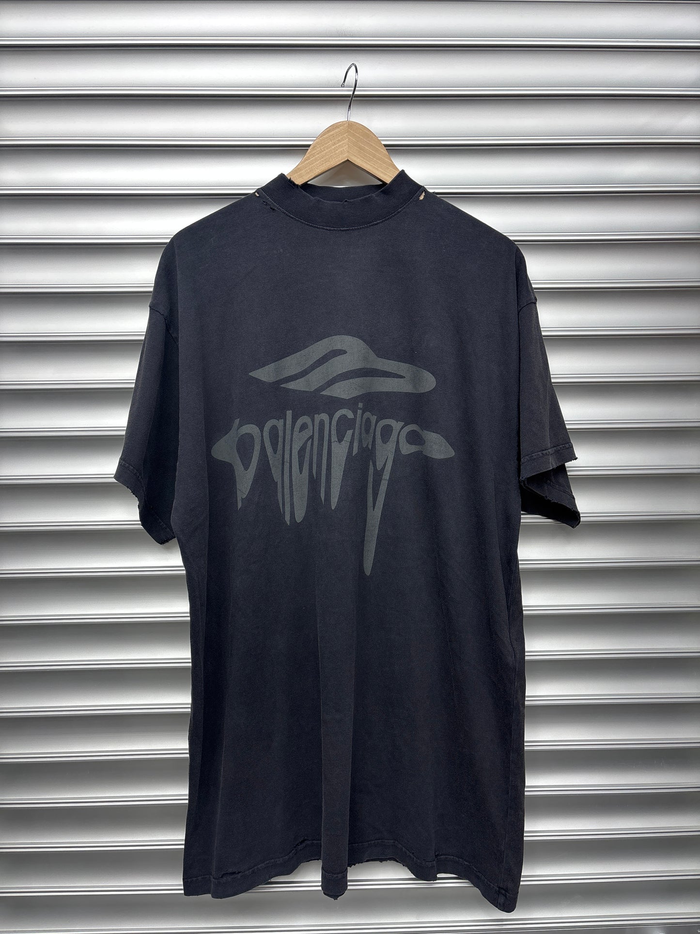 Balenciaga Melting Logo Tee - 1