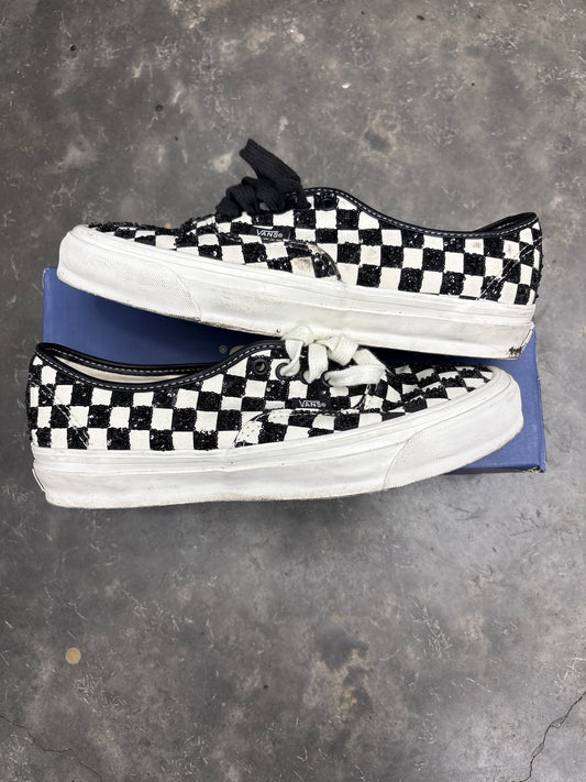 Vans Authentic LX Black Checkerboard Beaded (U) - 9.5M**