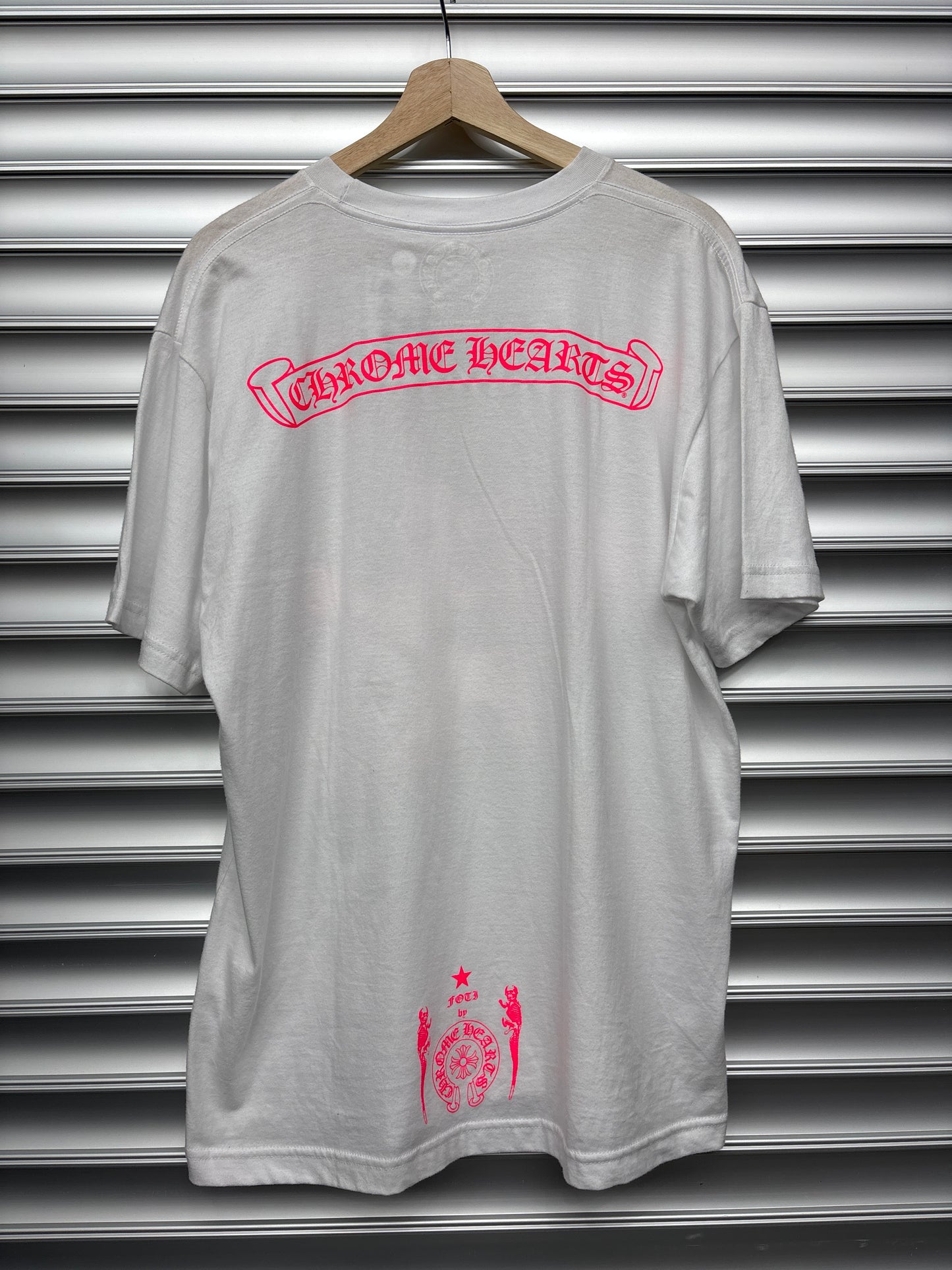 Brand New Chrome Hearts White Foti Neon Tee - L
