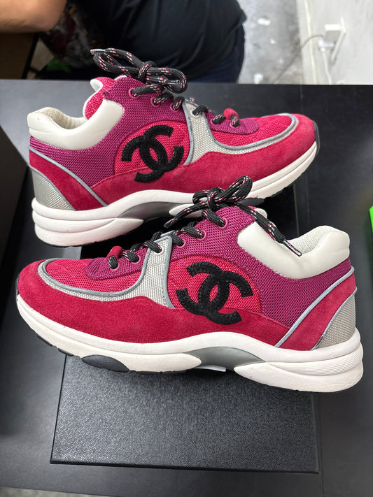 Chanel Trainer Dark Pink/Purple (U) - 40(7)**