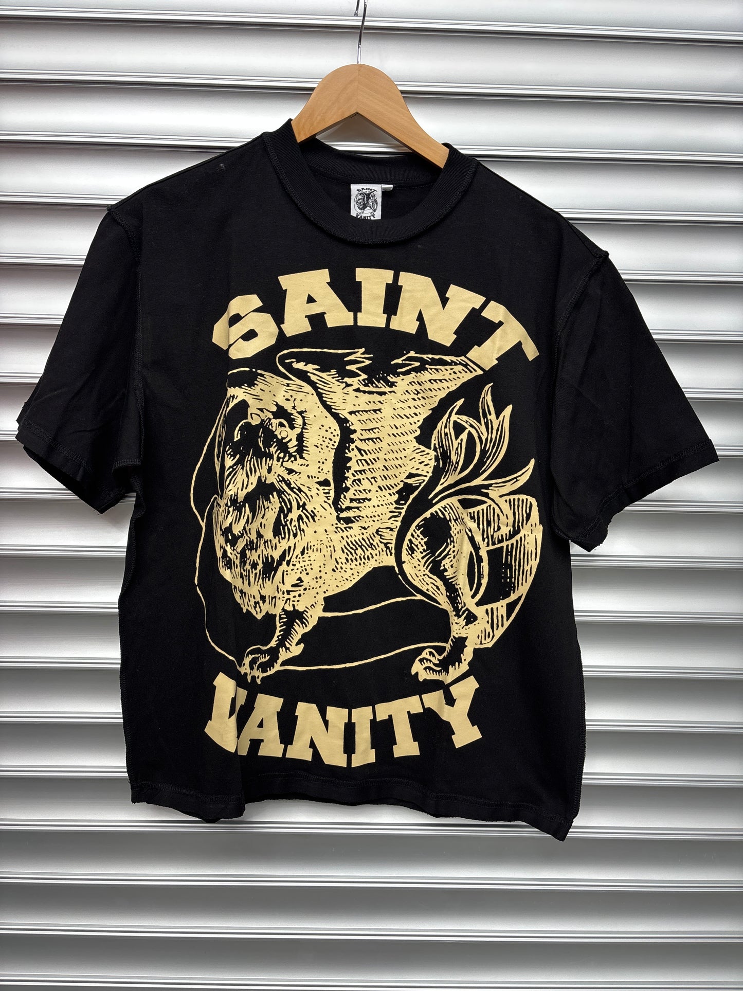 Saint Vanity Black/Creme Logo - S