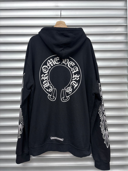 Chrome Hearts Horseshoe Zip Up Hoodie - XL
