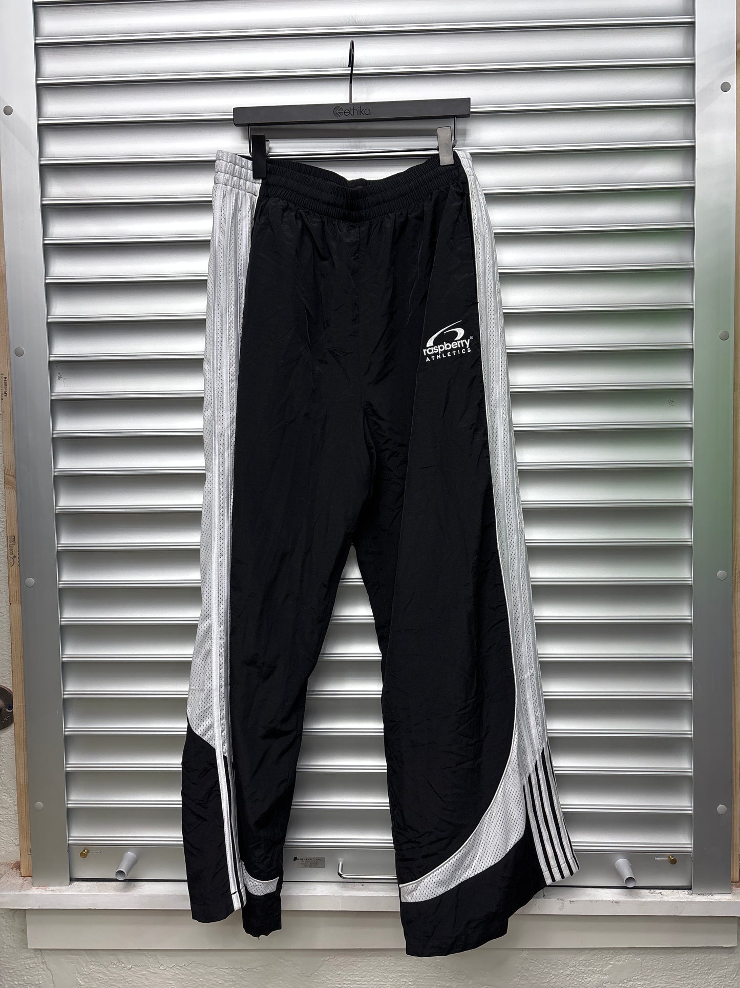 Raspberry Black Basketball Pants - Large