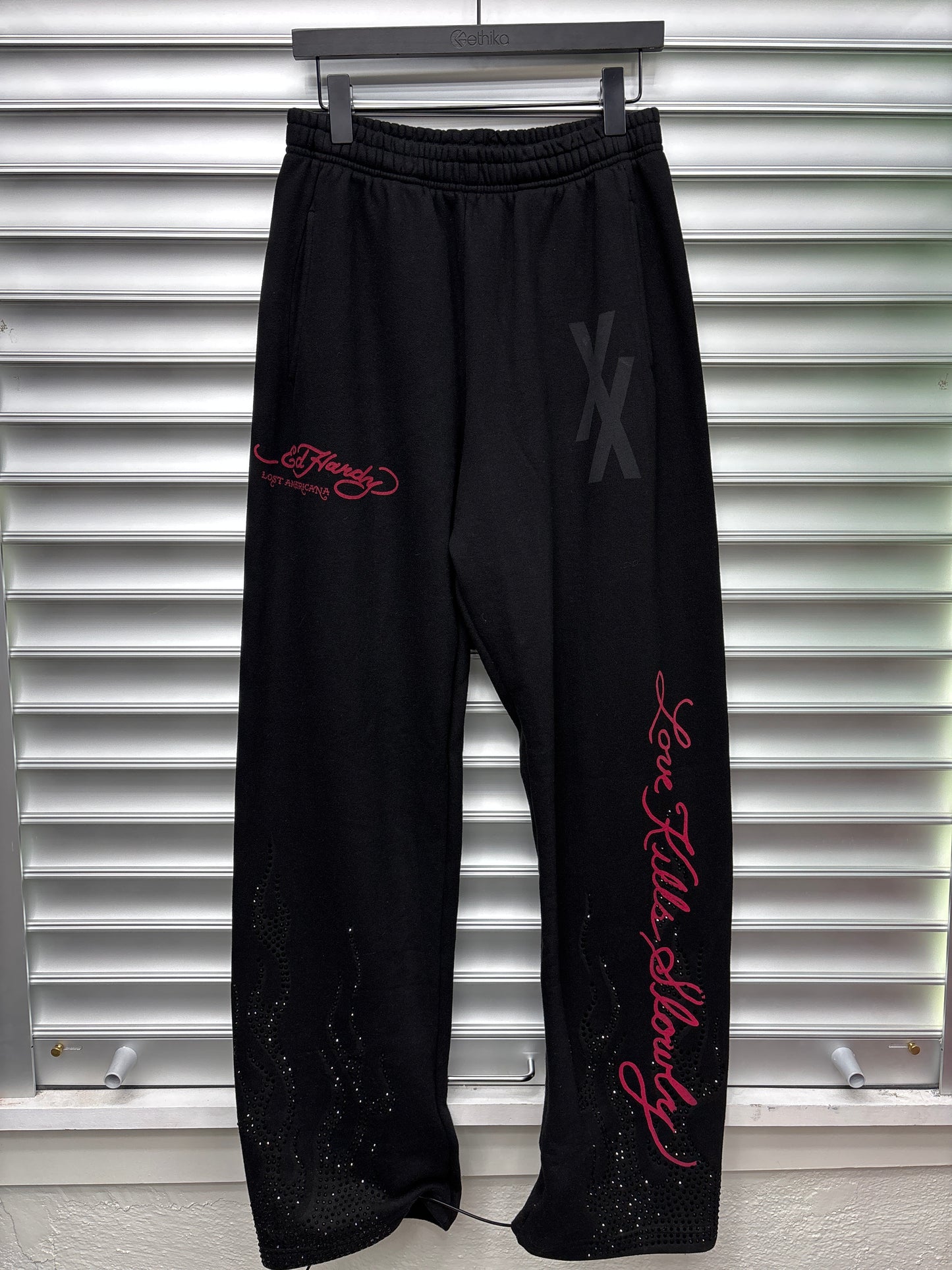 ED Hardy MGK Black Sweatpants - S