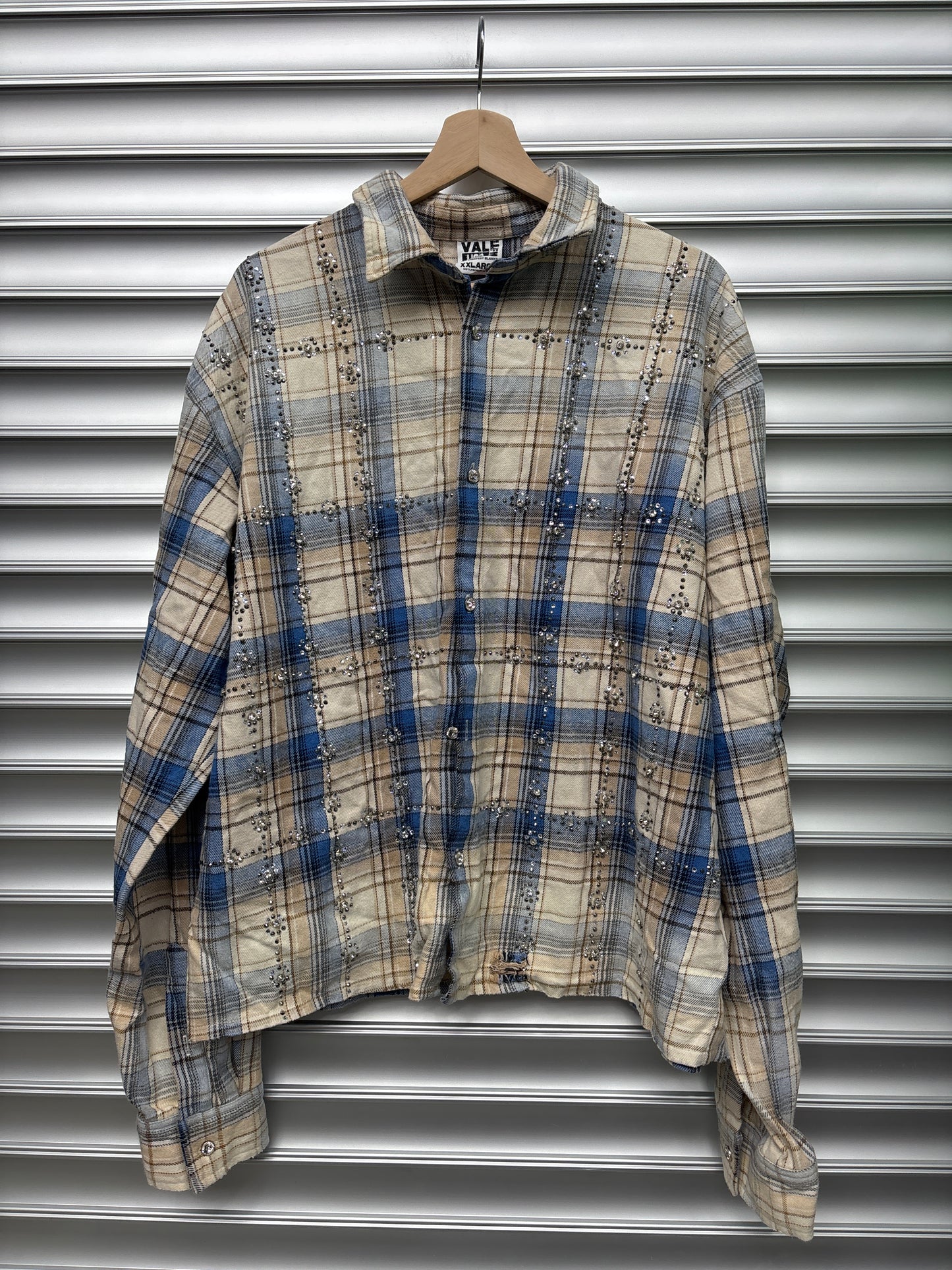 Vale Cream/Blue Flannel - XXL