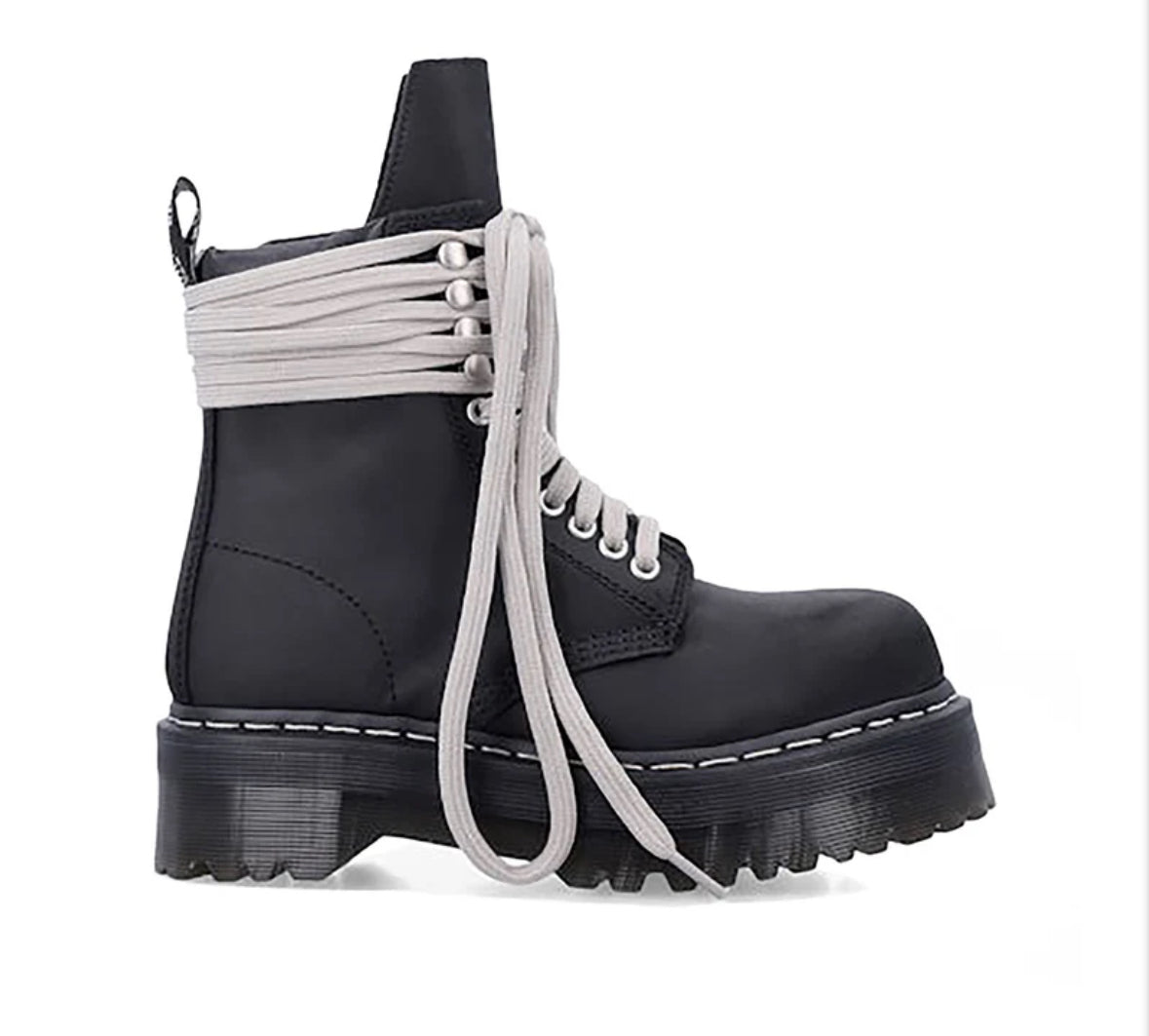 Rick Owen Dr Marten Steel Toe Boot - 11M