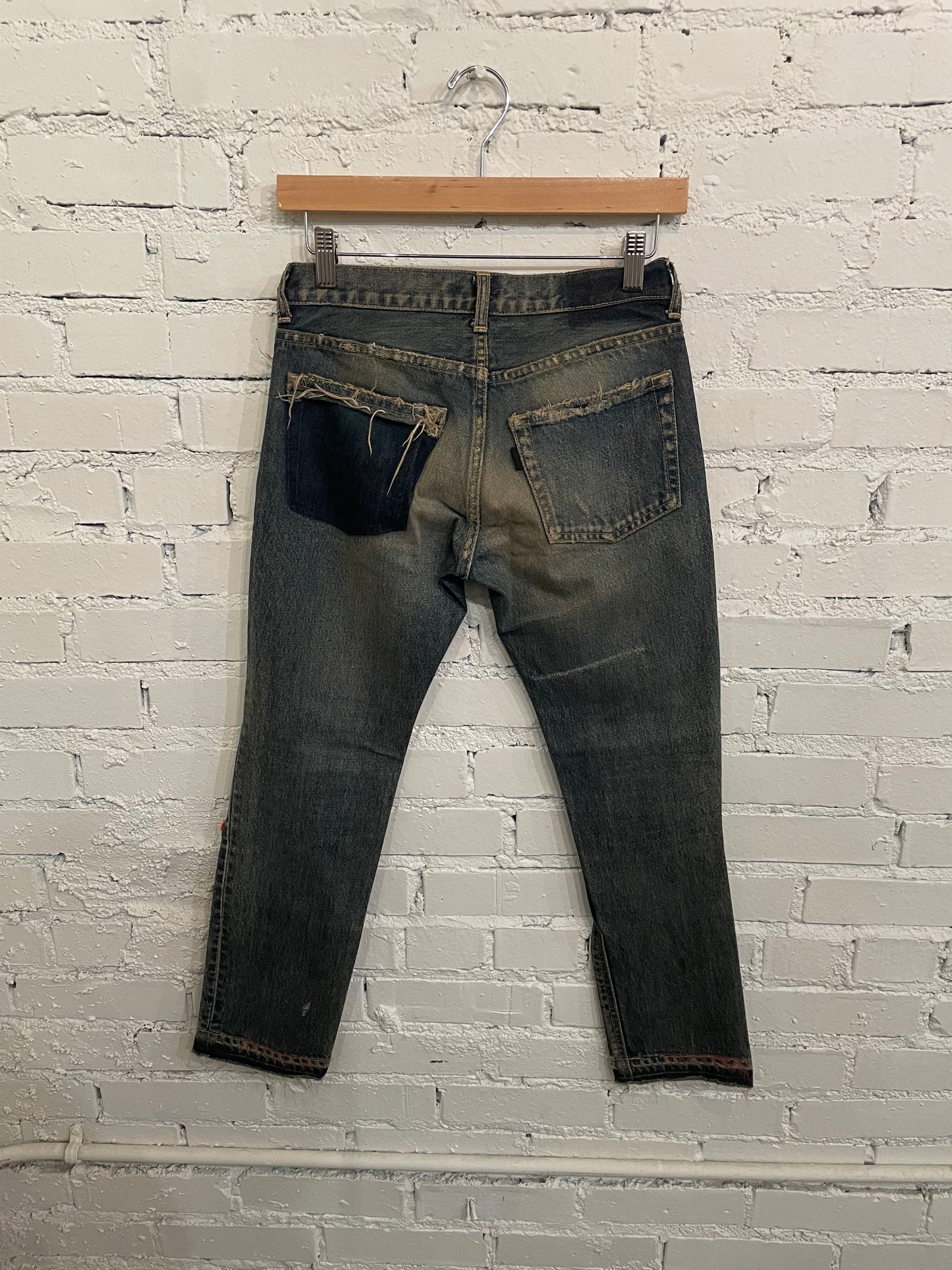 Undercover 68 Orange Yarn Denim - 1