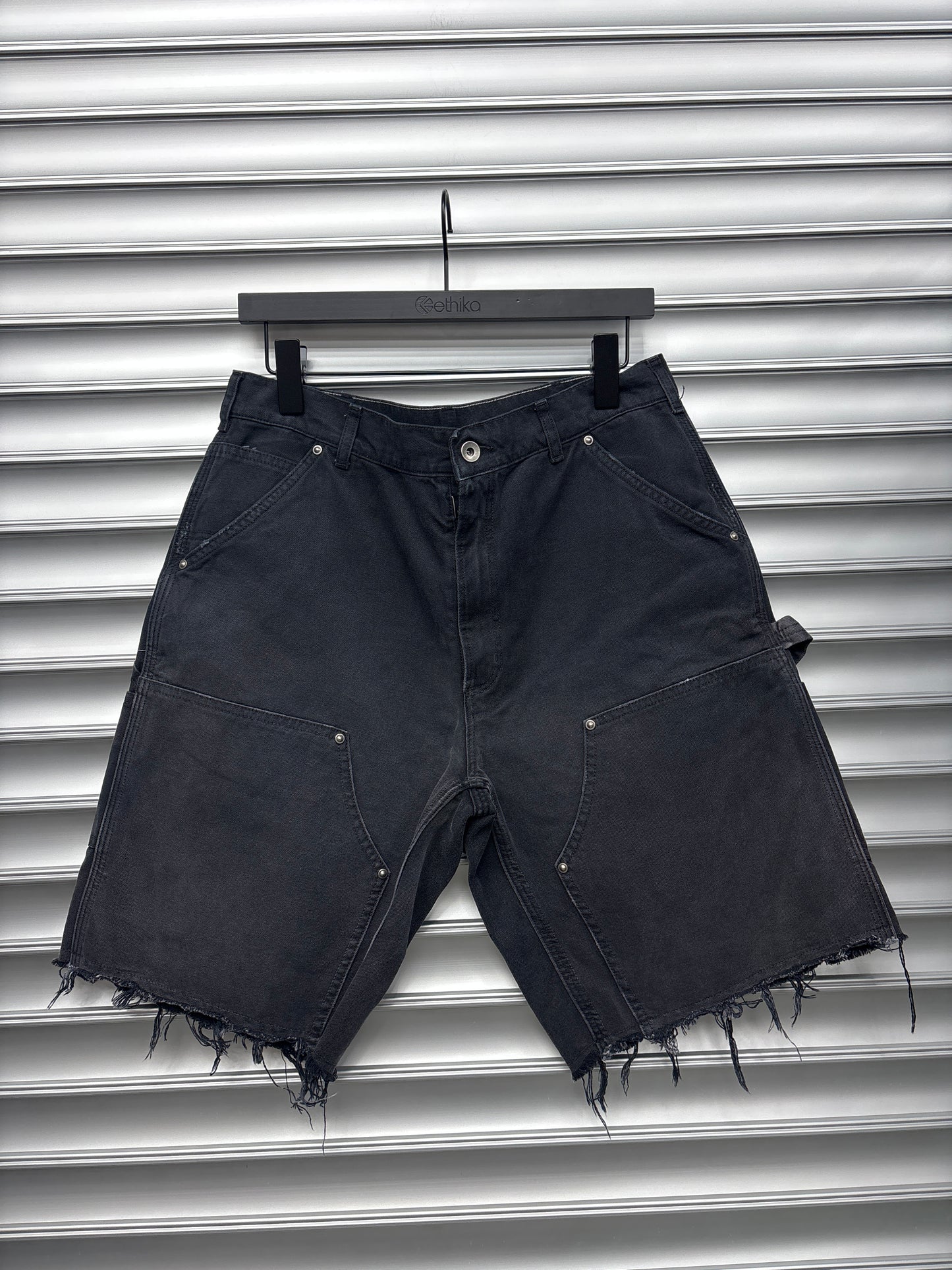 Maison Margiela Double Knee Grey Shorts - 30