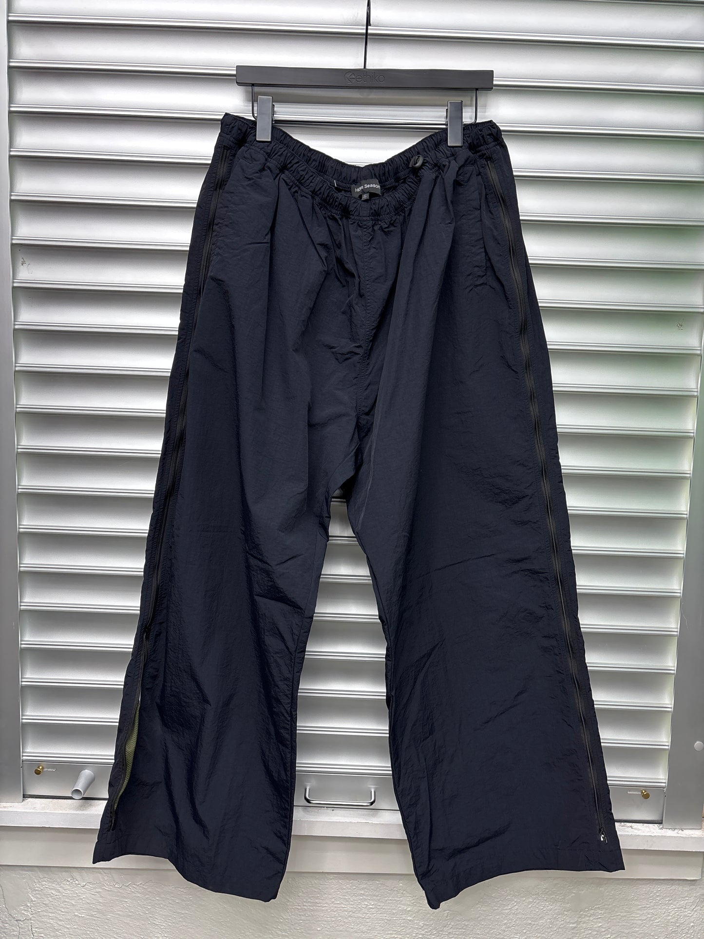 Hidden Season Black Nylon Pant - XL