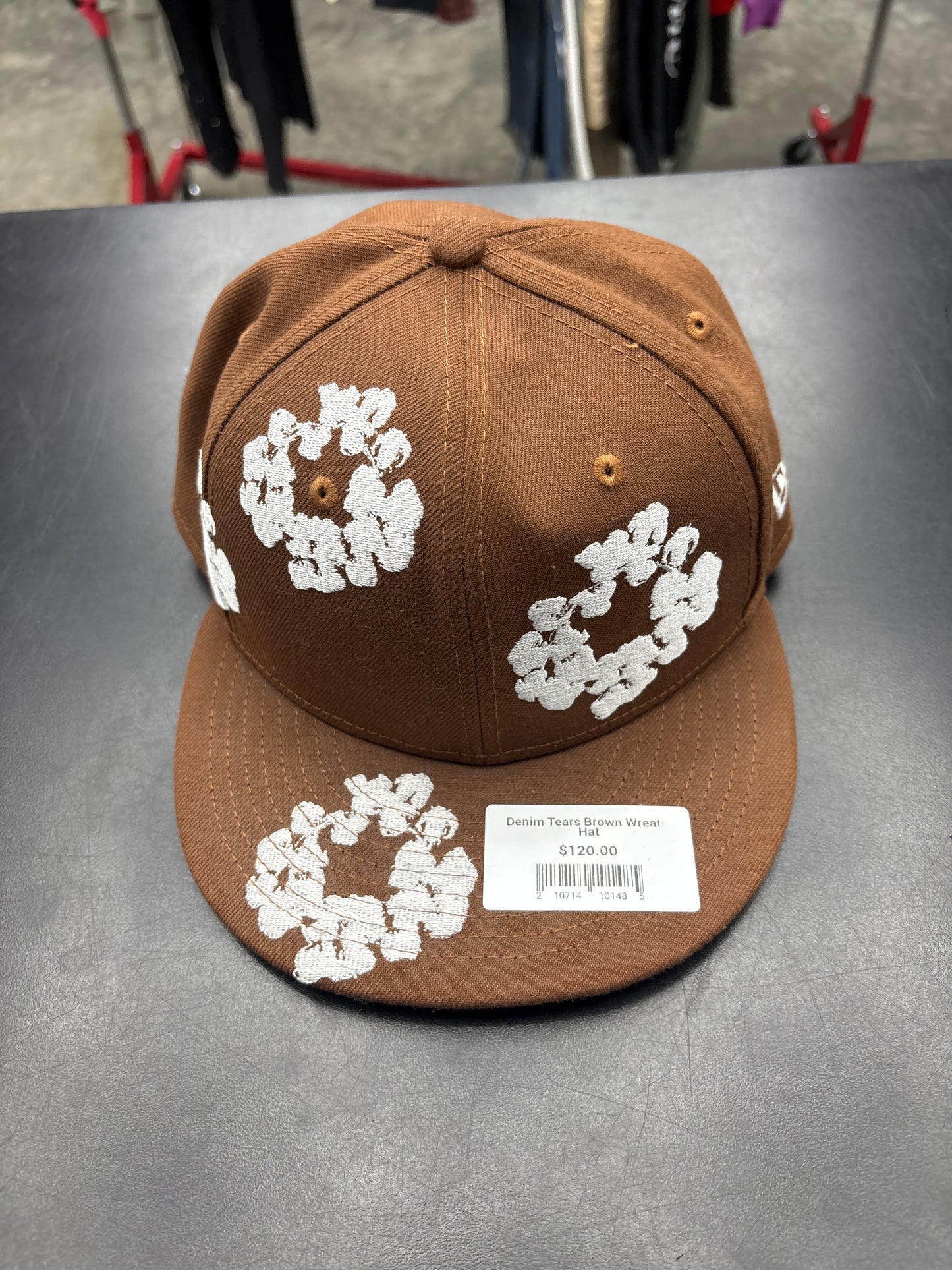 Denim Tears Brown Wreath Hat