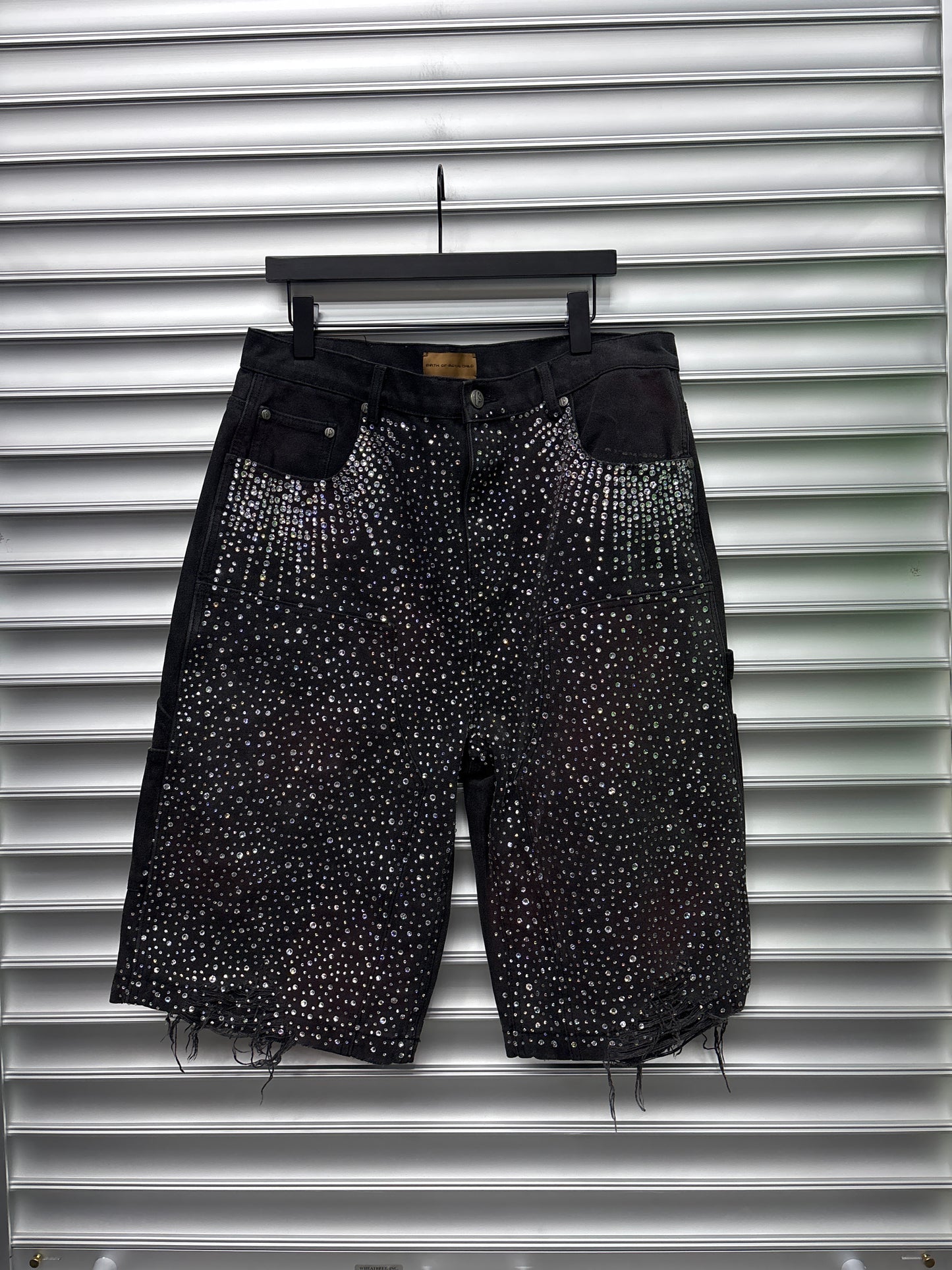 BORC Dark Rhinestone Shorts - XL