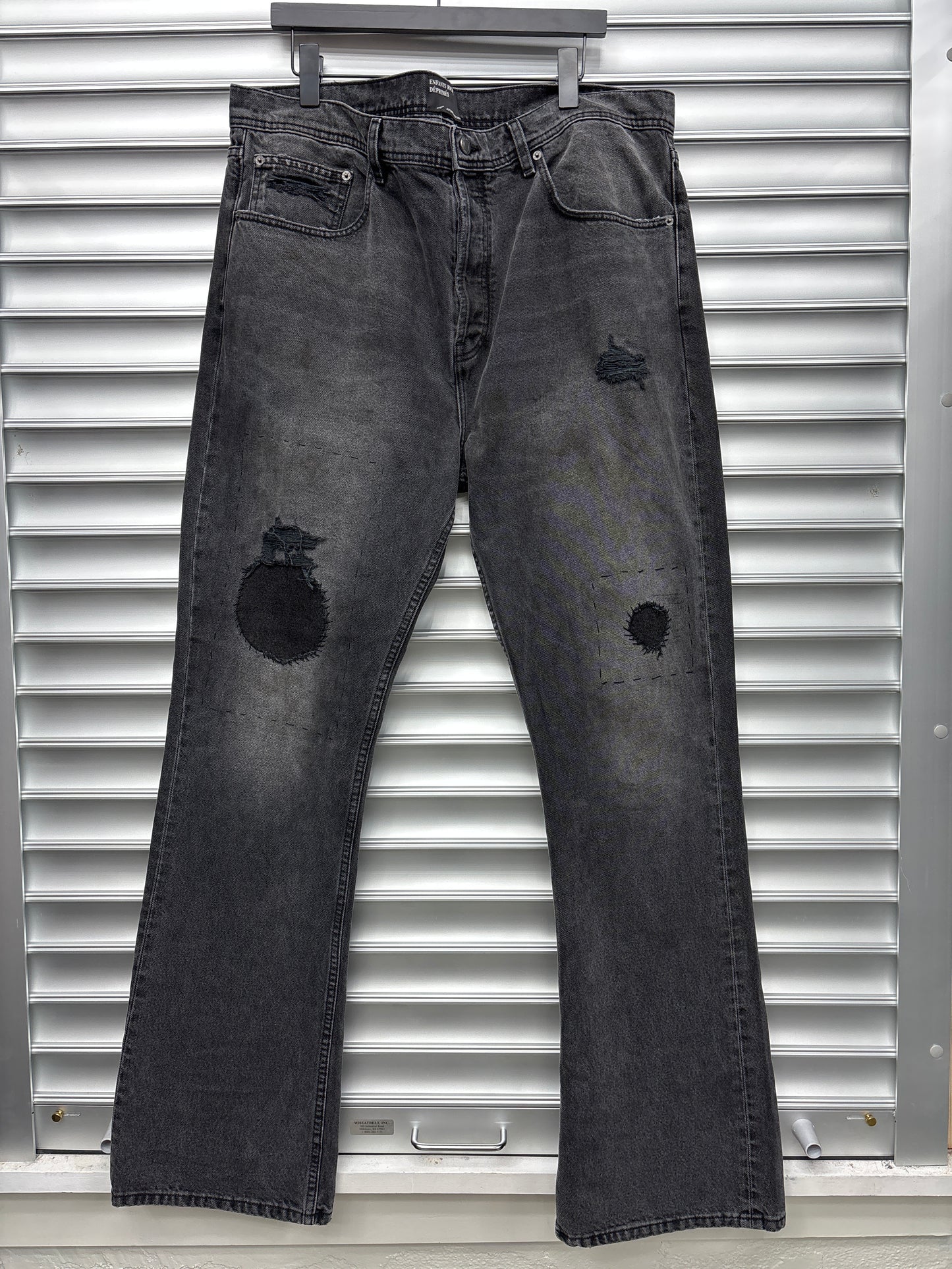 ERD Patchwork Flare Denim - 38