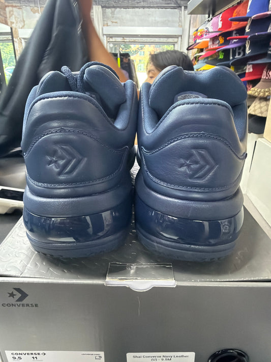 Shai Converse Navy Leather (U) - 9.5M