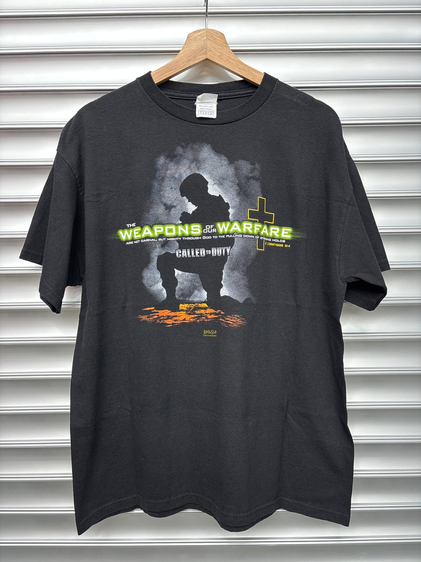 Vintage Call Of Duty Jesus Tee - L