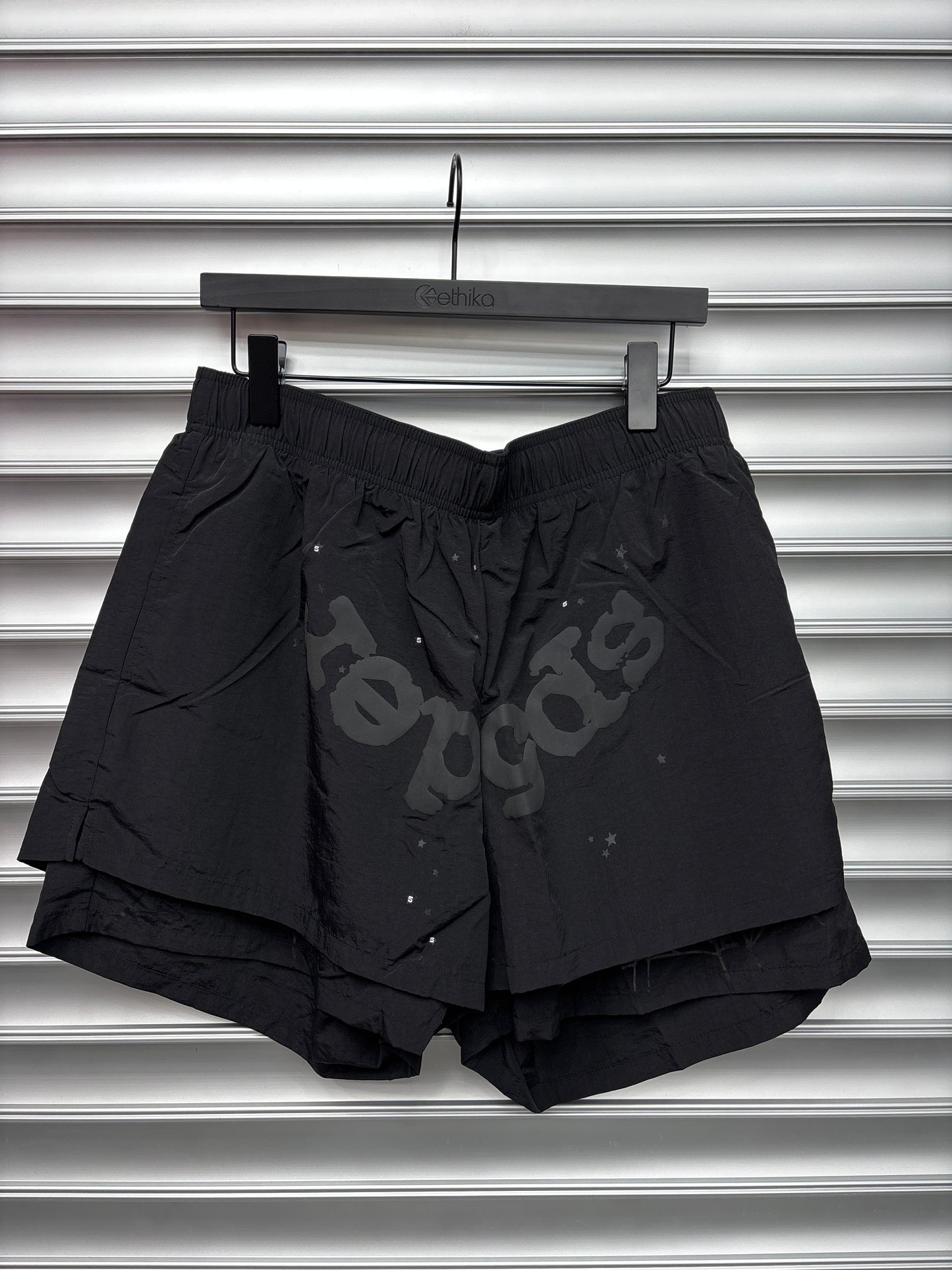 Spider Triple Black Shorts - XL