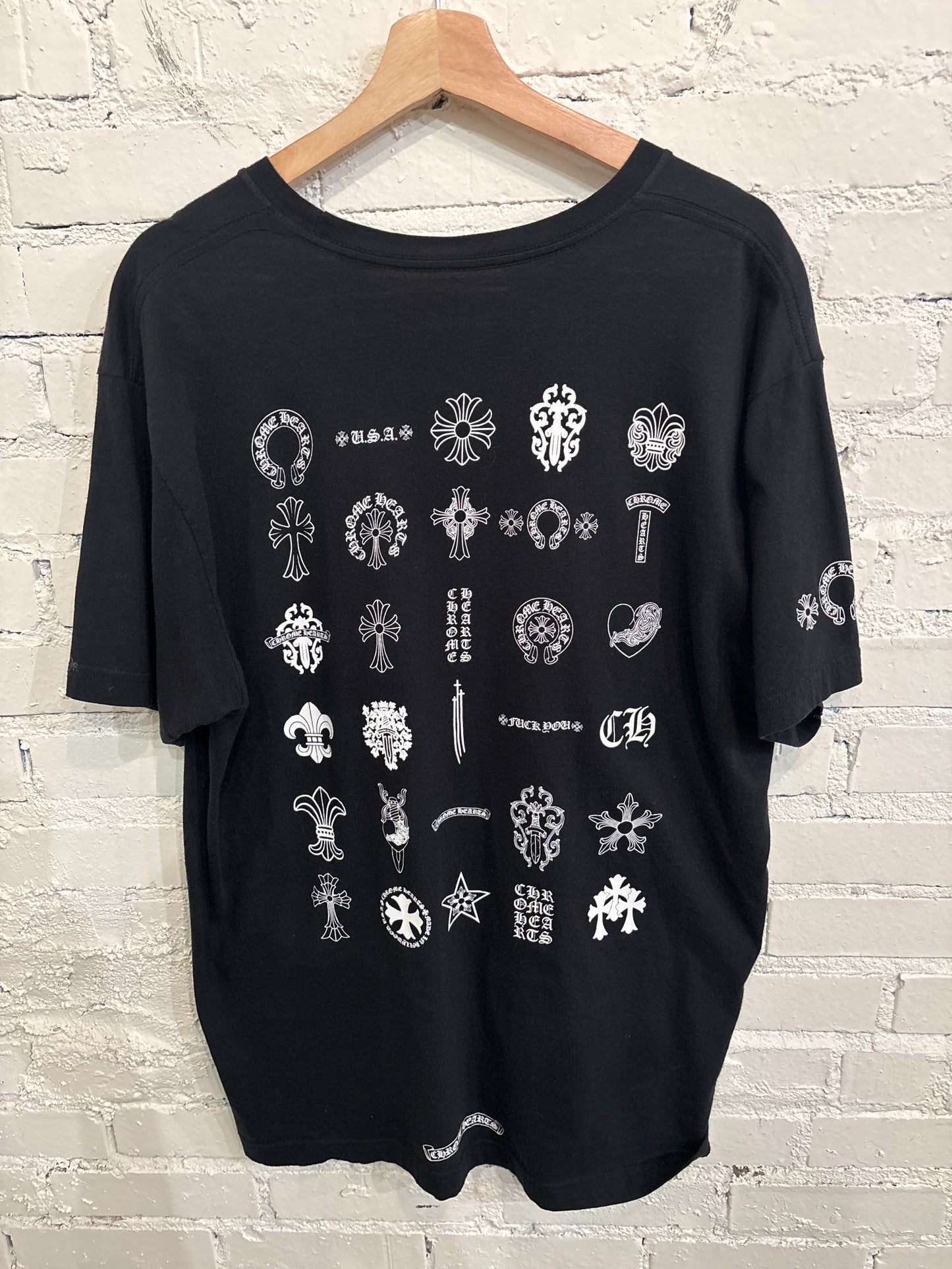 Chrome Hearts Multi Logo Pocket Tee XL
