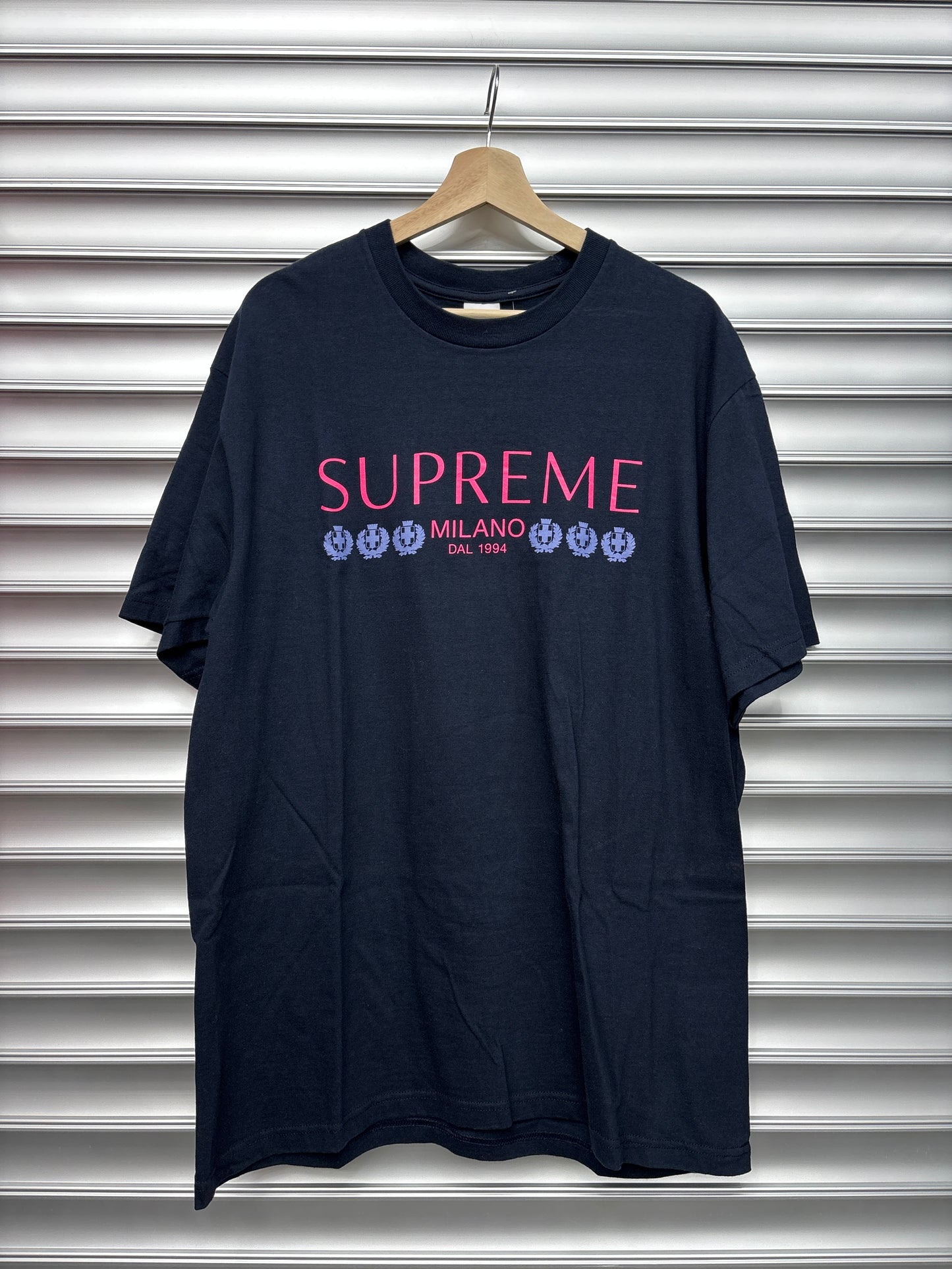 Supreme Milano Navy Tee - L