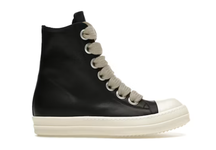 Rick Owen High Top Jumbo Lace Black