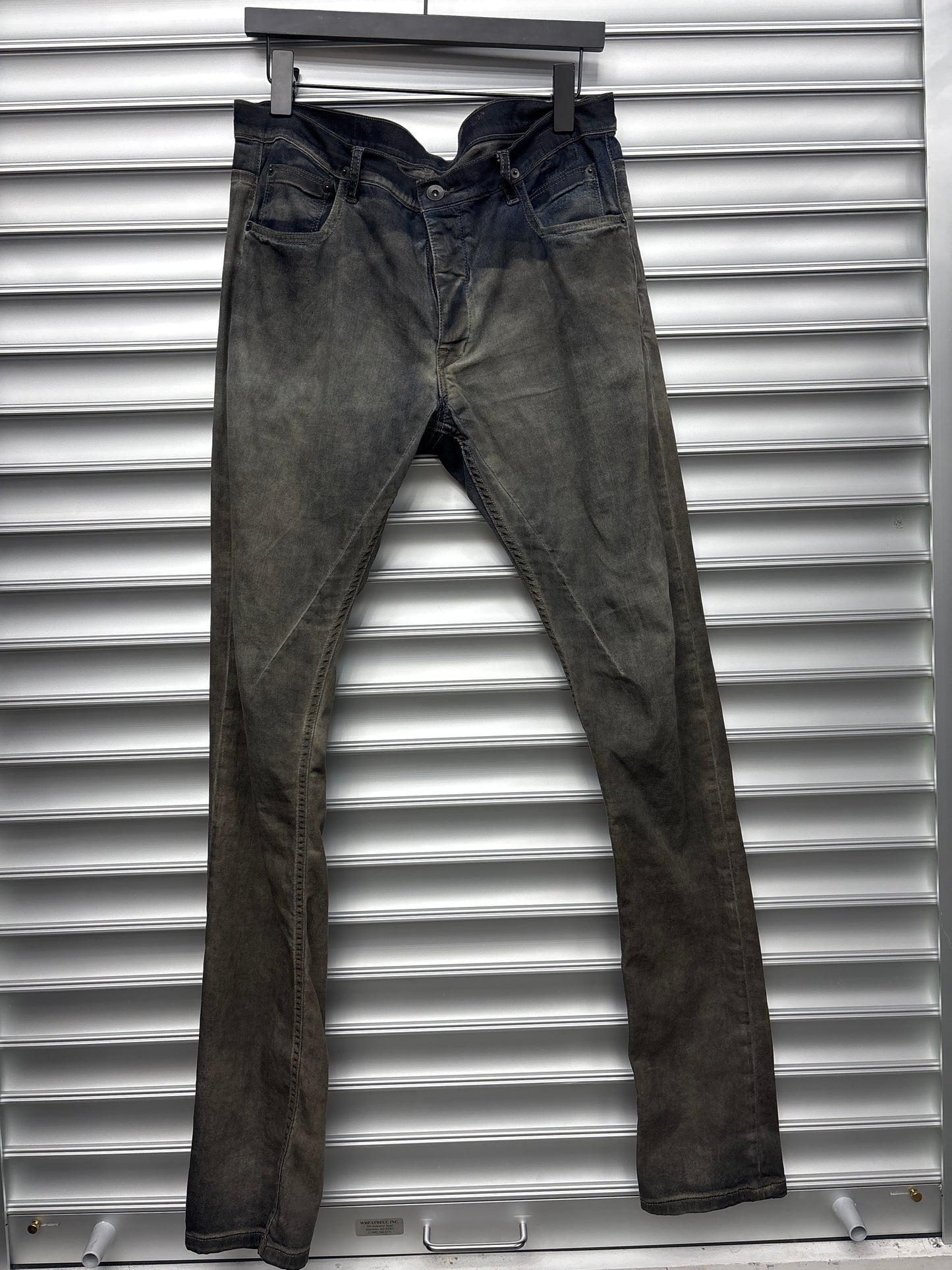 Rick Owens Dark Dust Skinny Denim - 34
