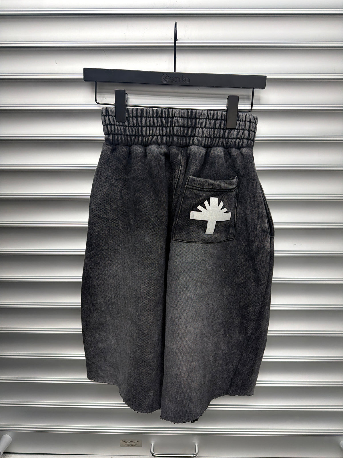 Vertabrae Black Shorts - S**