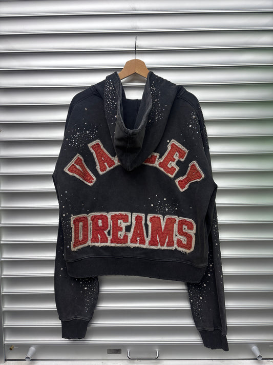 Vale Dreams Rhinestone Hoodie - M