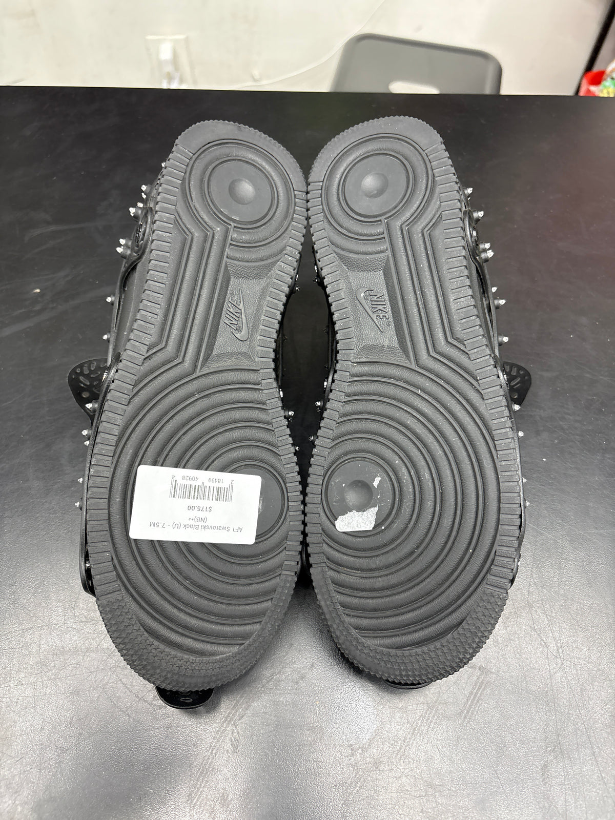 AF1 Swarovski Black (U) - 7.5M (NB)**