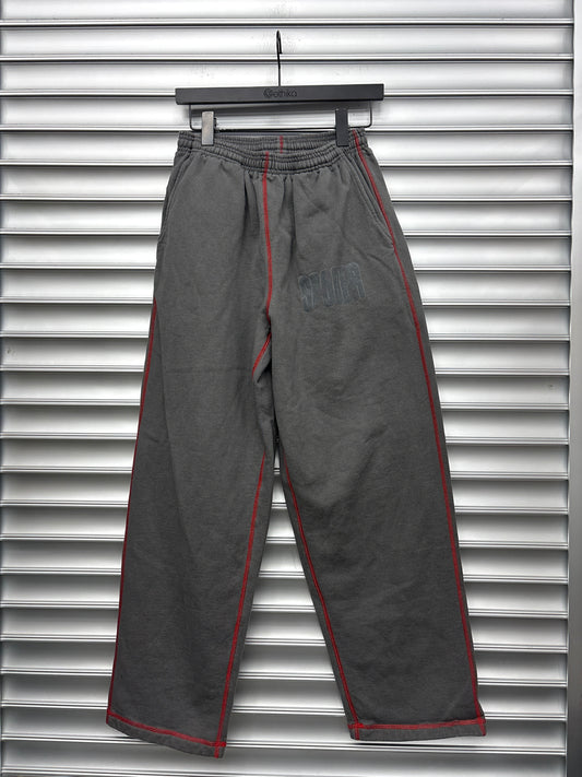 Spider Gray Seam Sweatpants - S**