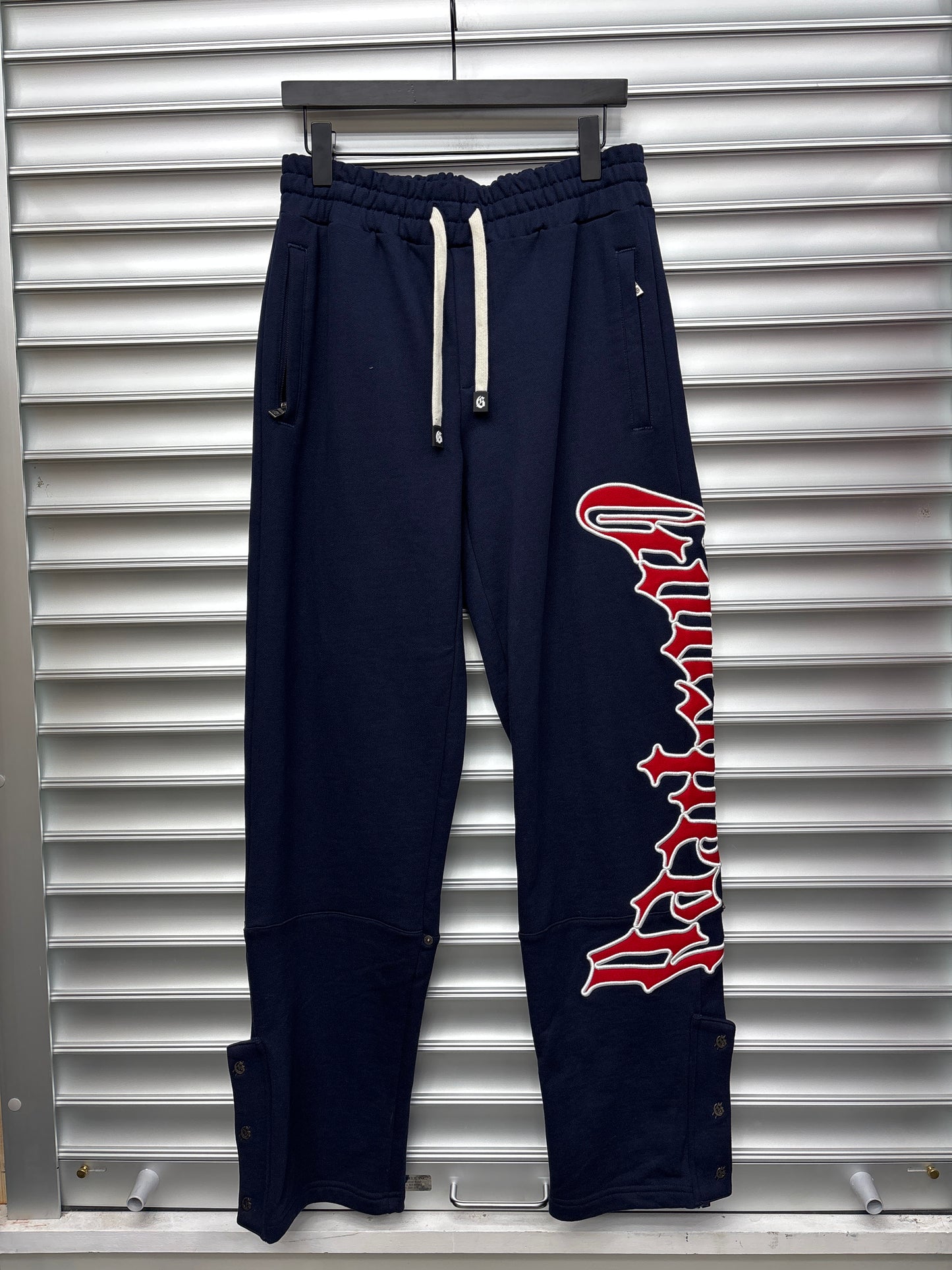 Godspeed Navy/Red Sweatpants - M