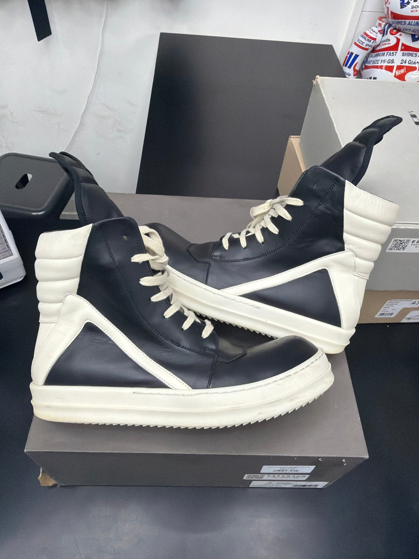 Rick Owen Geobasket Black (U) - 42(9)