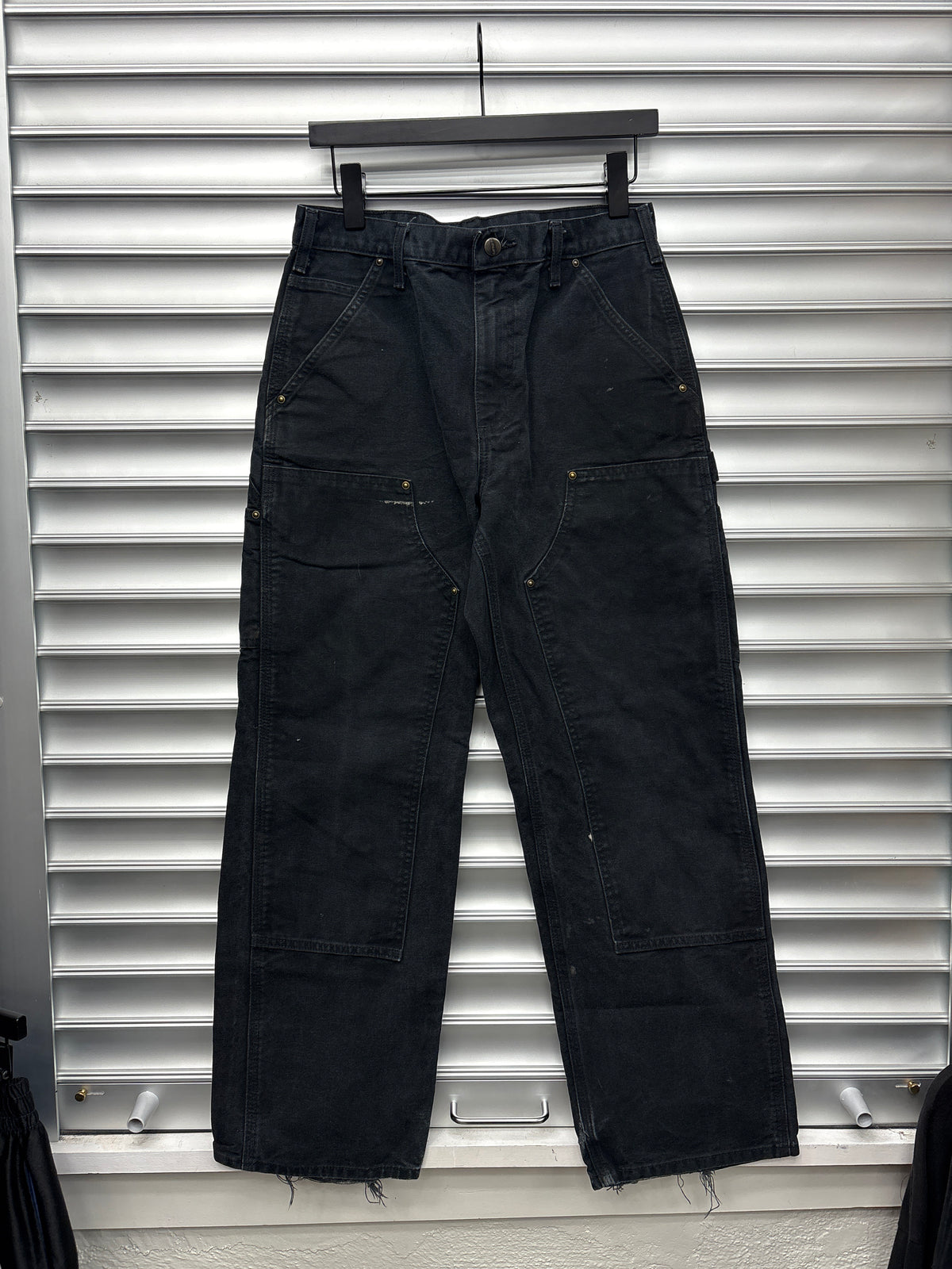 Vintage Carhartt Black Double Knee - 30x30**